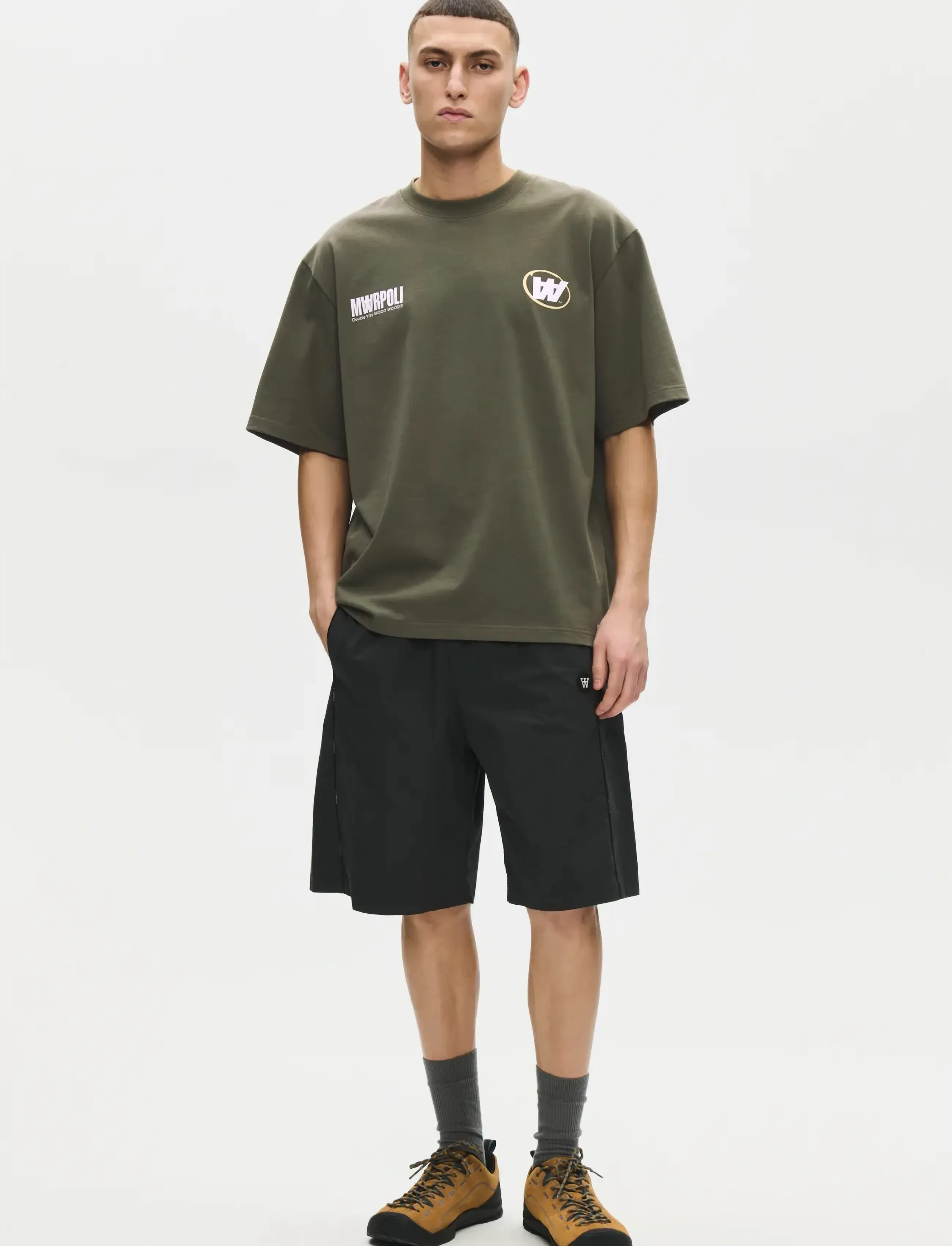 WOOD WOOD - WWLiam team tee 25431 - kurzärmelig - deep depths - 4