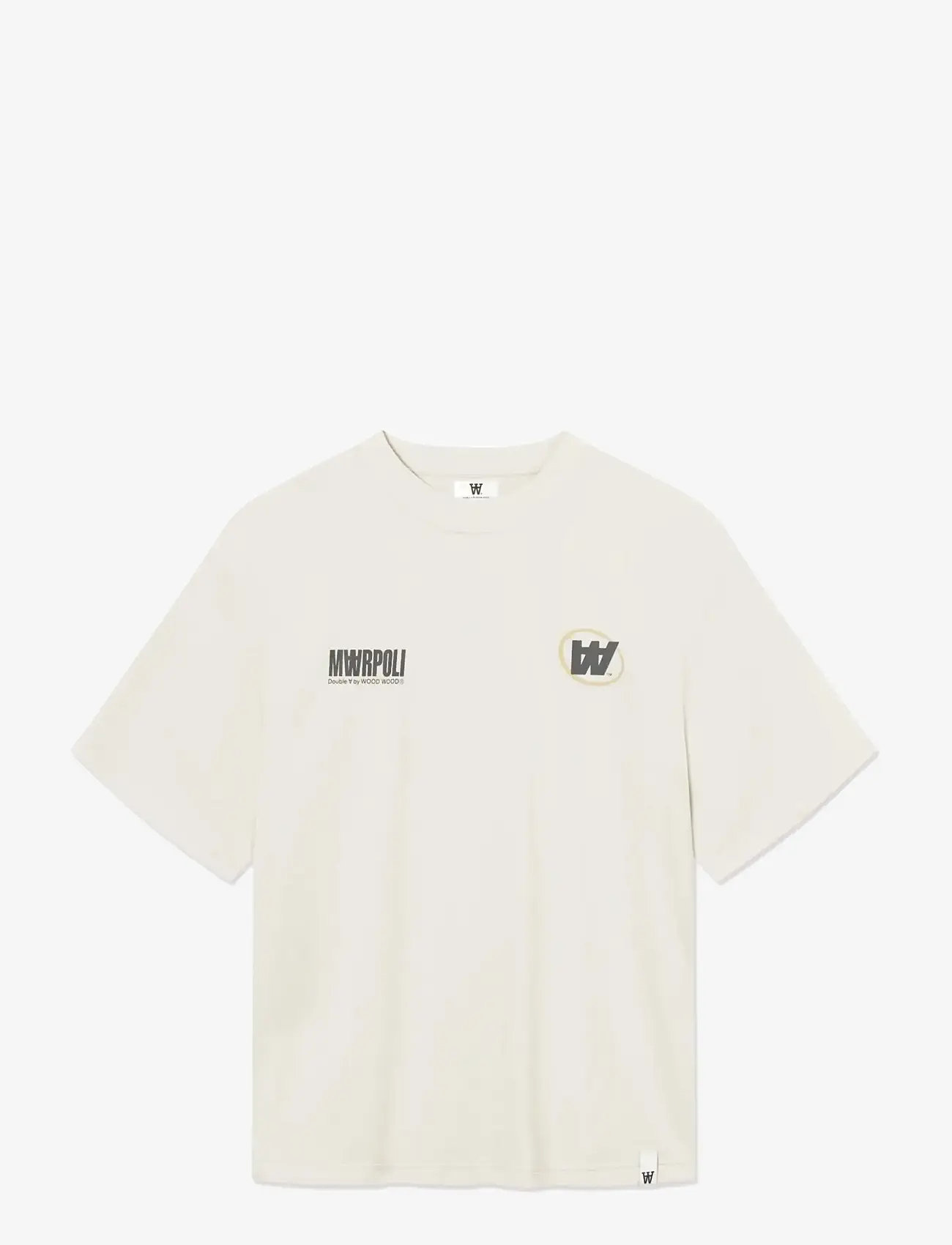 WOOD WOOD - WWLiam team tee 25431 - lühikeste varrukatega t-särgid - silver birch - 1