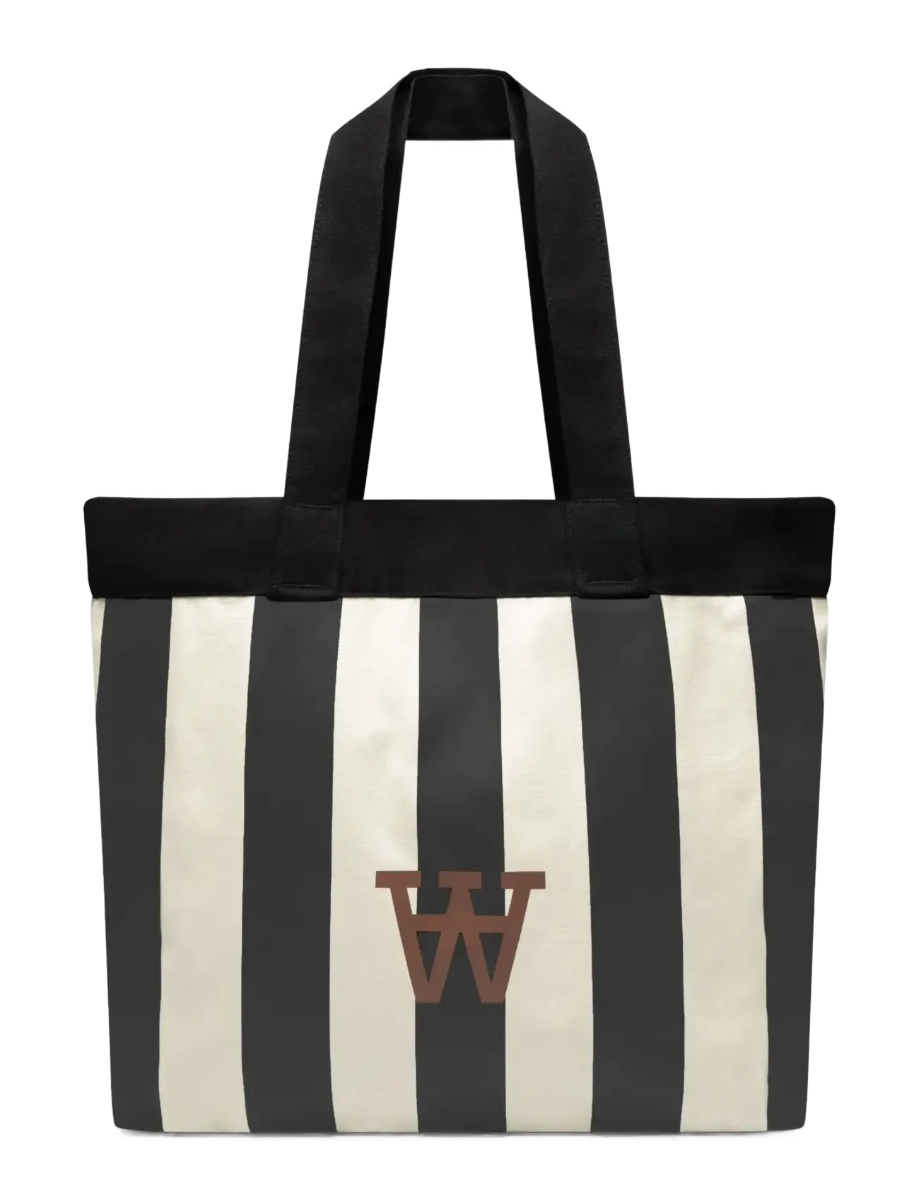 WOOD WOOD WWConner stripe tote bag 25306 - Handlenett & Tote Bags - BLACK STRIPE / black