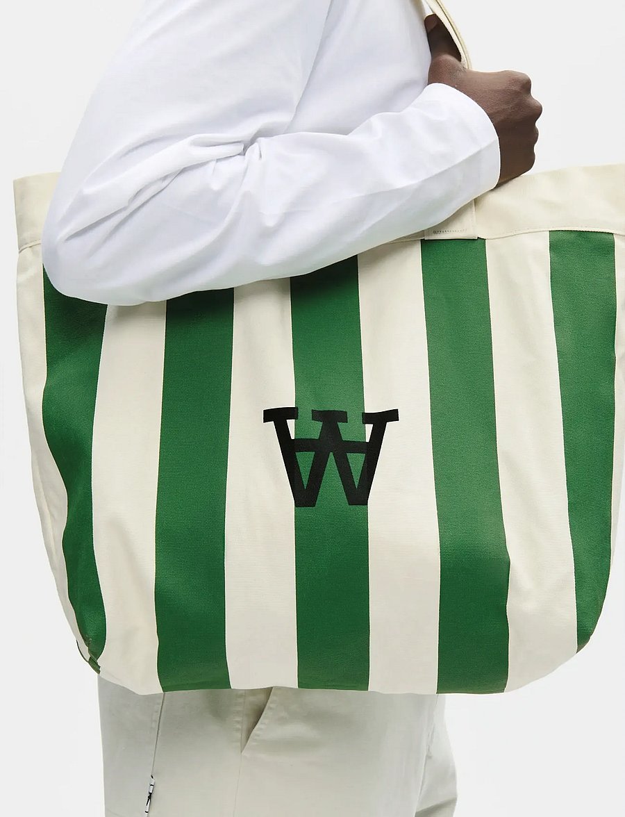 WOOD WOOD - WWConner stripe tote bag 25306 - achetez par style - eden green stripe - 2