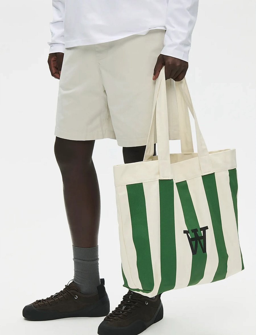 WOOD WOOD - WWConner stripe tote bag 25306 - achetez par style - eden green stripe - 3