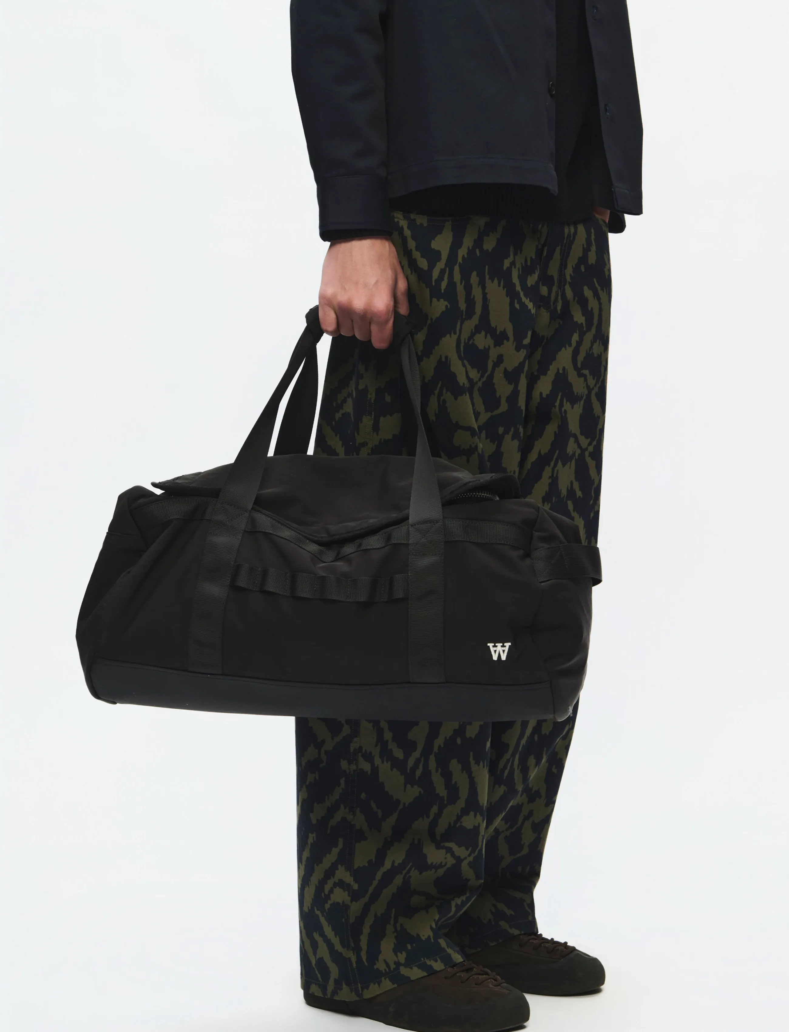 WOOD WOOD Wwklaus Duffle Bag 25346, Herren, Duffel Bag, Schwarz, Gr.ONE SIZE