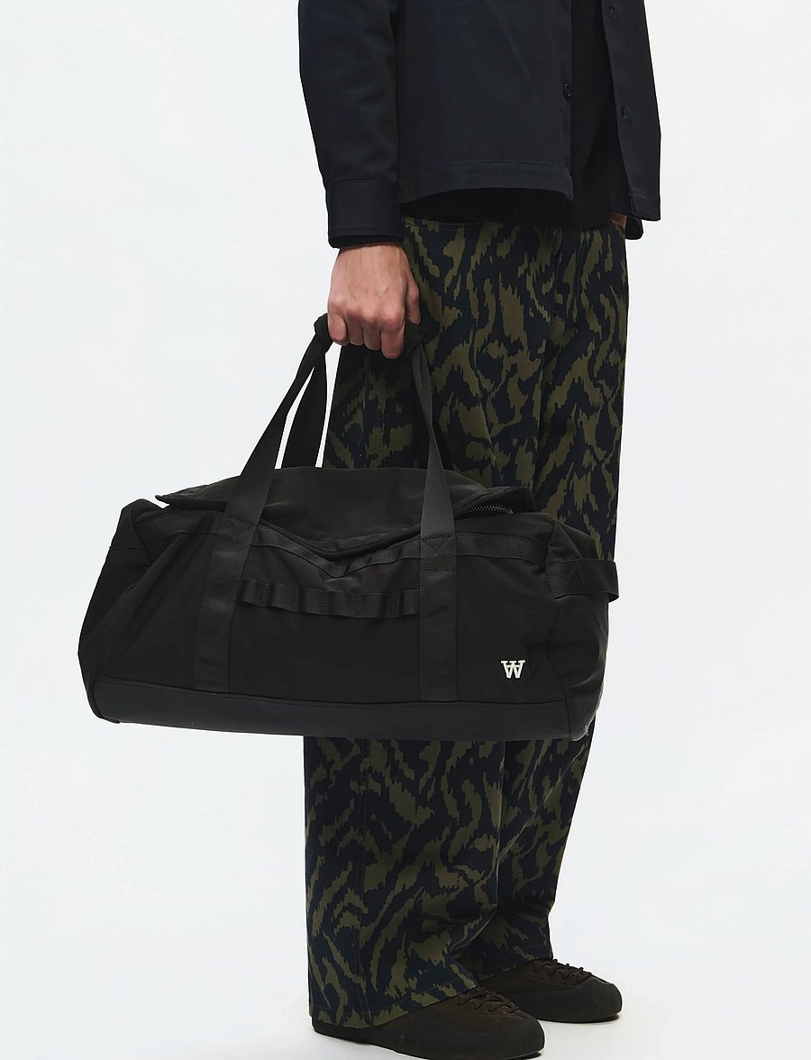 WOOD WOOD - WWKlaus duffle bag 25346 - duffel reisikotid - black - 0
