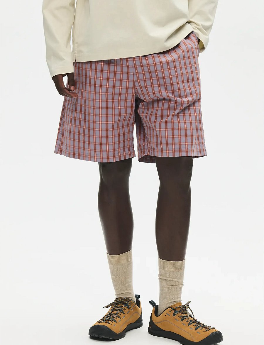 WOOD WOOD - WWAlwin shorts ch 25428 - boxer shorts - ginger bread check - 0