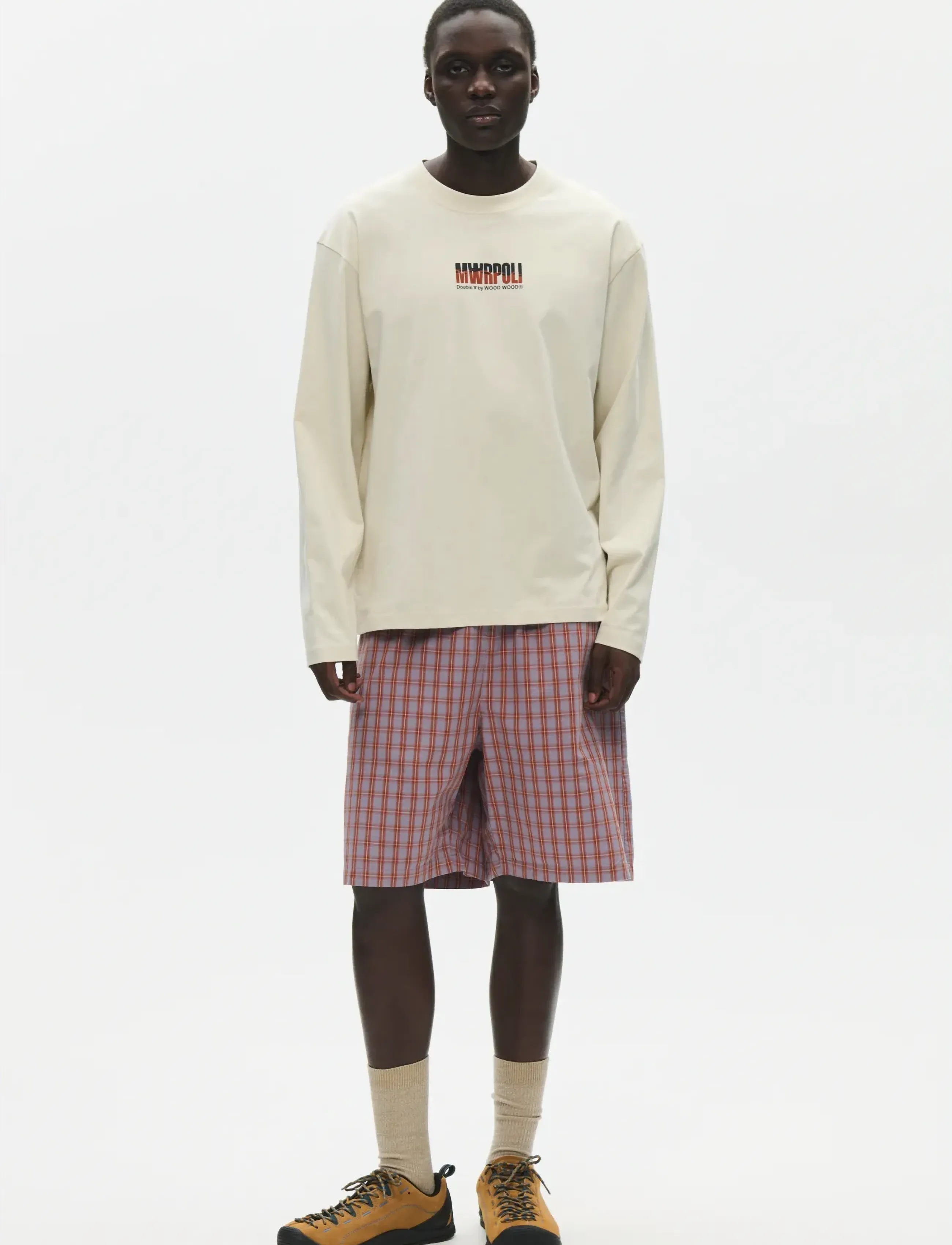 WOOD WOOD - WWAlwin shorts ch 25428 - boxershorts - ginger bread check - 2