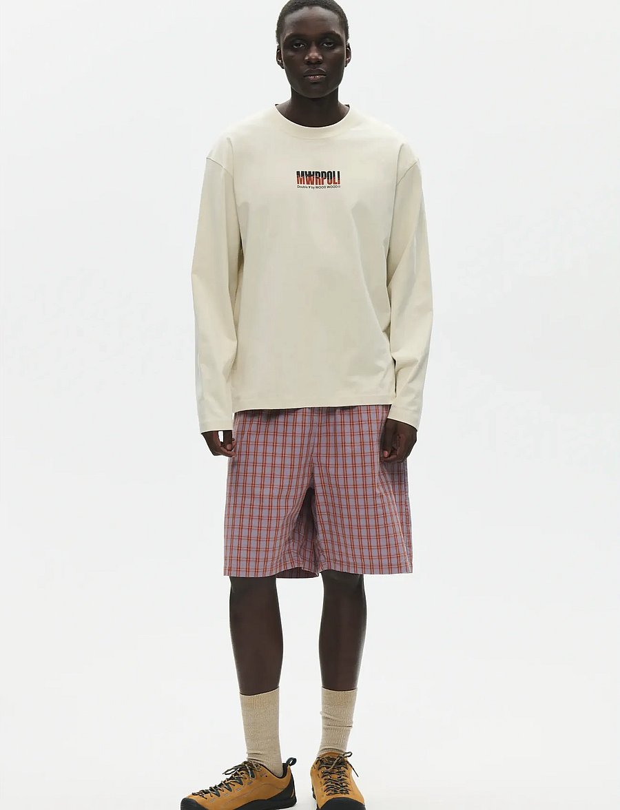 WOOD WOOD - WWAlwin shorts ch 25428 - boxer shorts - ginger bread check - 2