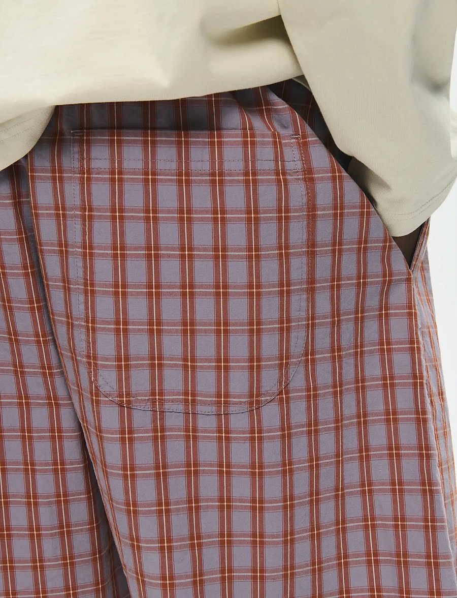 WOOD WOOD - WWAlwin shorts ch 25428 - boxer shorts - ginger bread check - 4