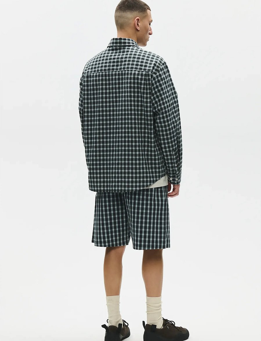 WOOD WOOD - WWAlwin shorts ch 25428 - boxershorts - slate check - 3