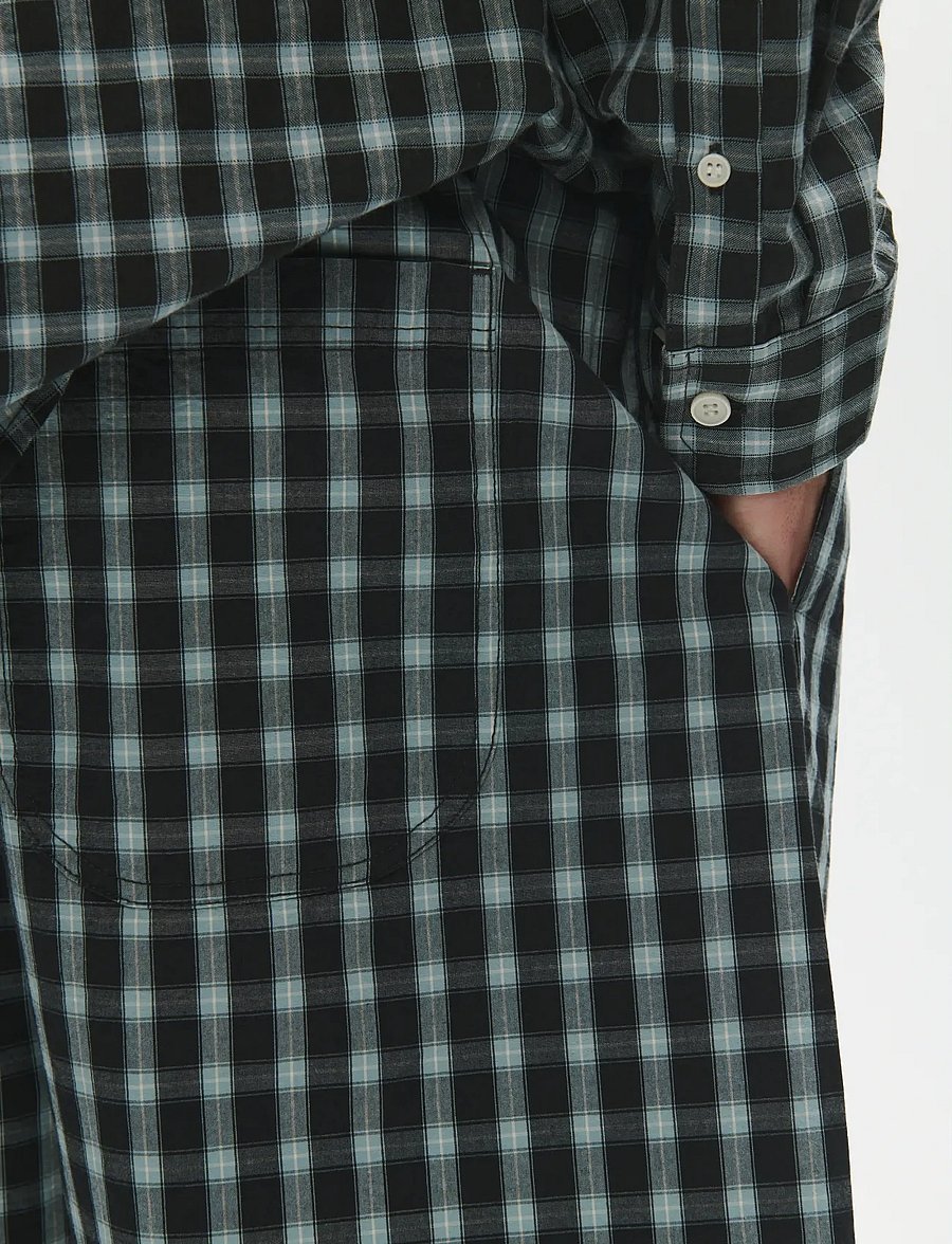 WOOD WOOD - WWAlwin shorts ch 25428 - boxershorts - slate check - 4