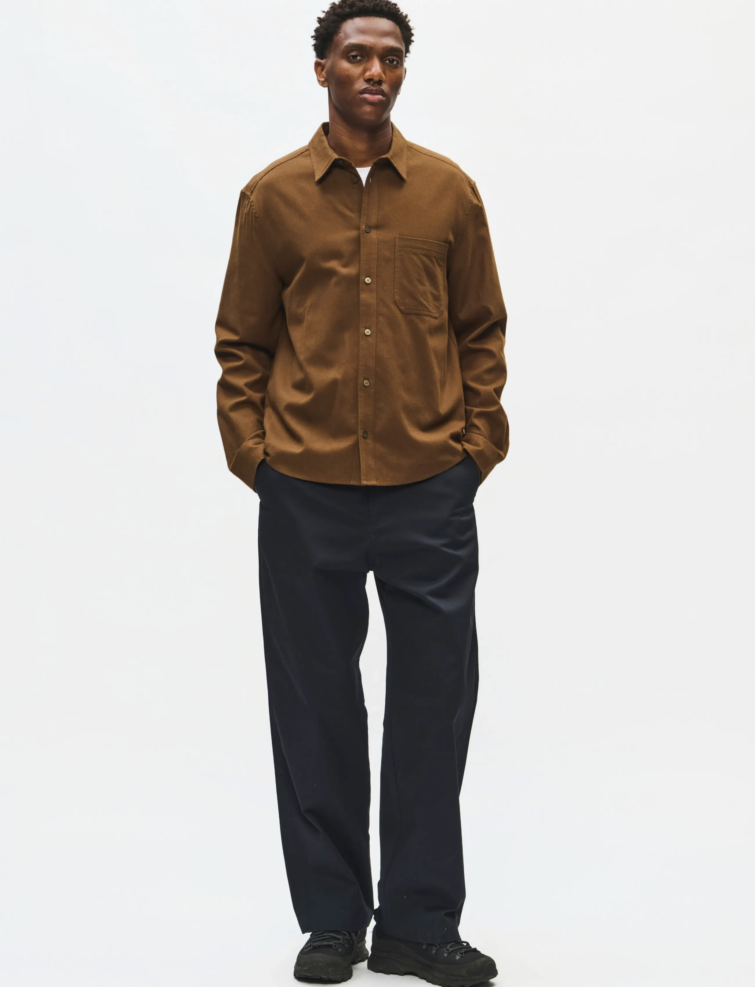 WOOD WOOD - WWAdrian shirt 25442 - casual skjorter - desert palm - 3