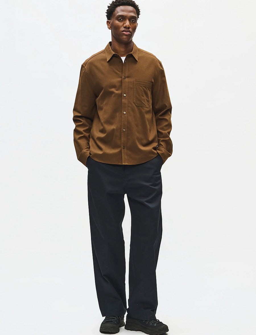 WOOD WOOD - WWAdrian shirt 25442 - casual skjorter - desert palm - 3