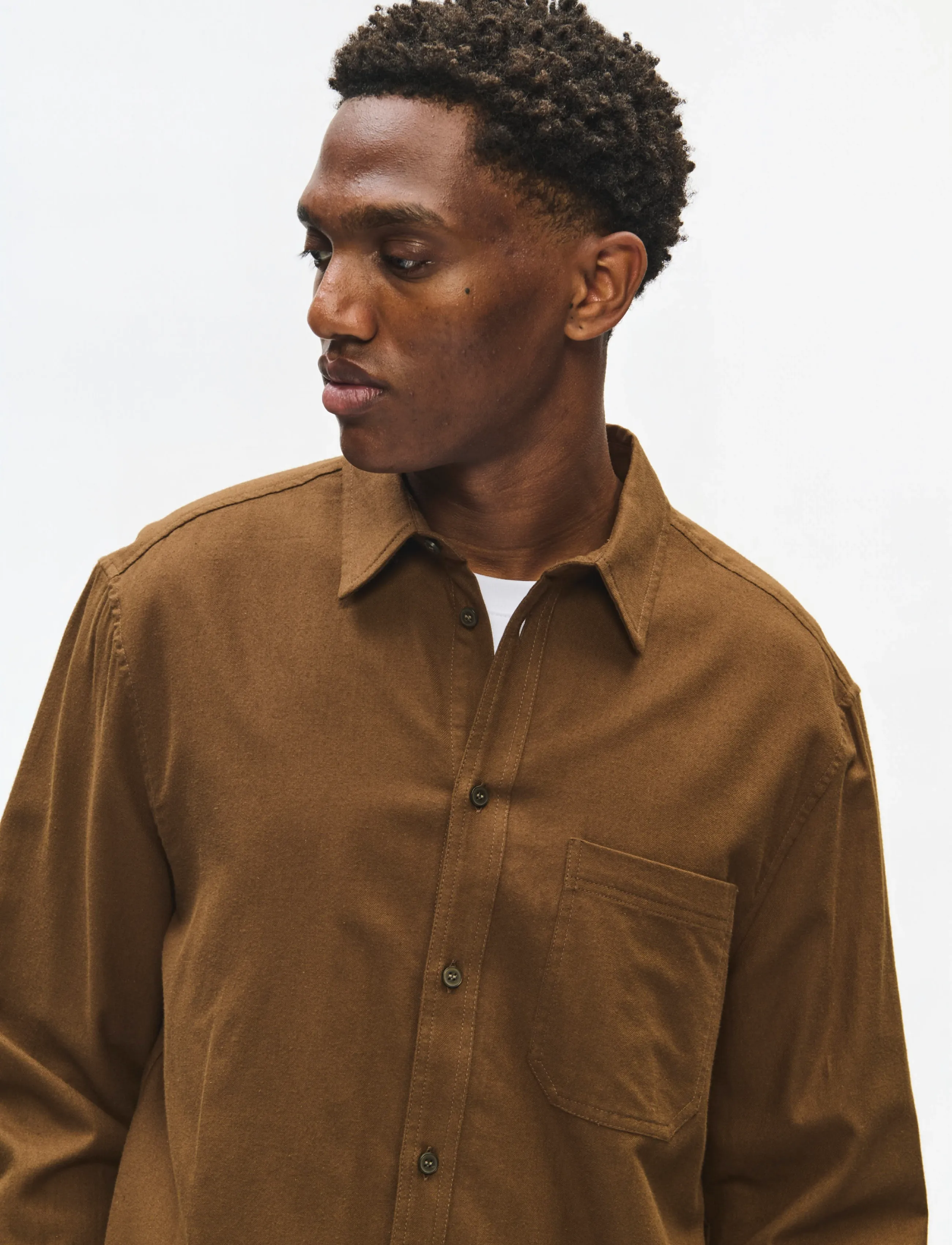 WOOD WOOD - WWAdrian shirt 25442 - casual skjorter - desert palm - 5