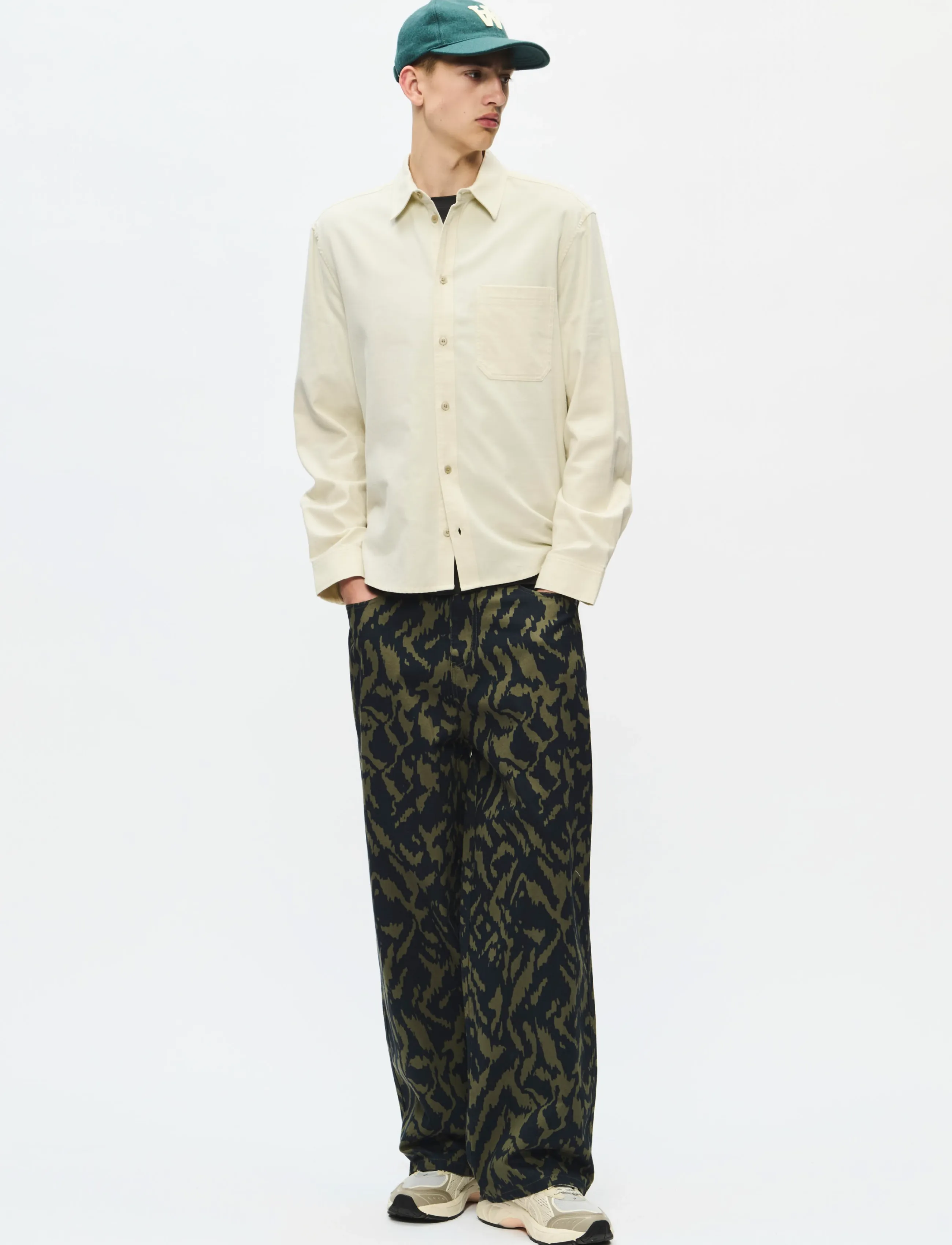 WOOD WOOD - WWAdrian shirt 25442 - vabaajasärgid - silver birch - 3