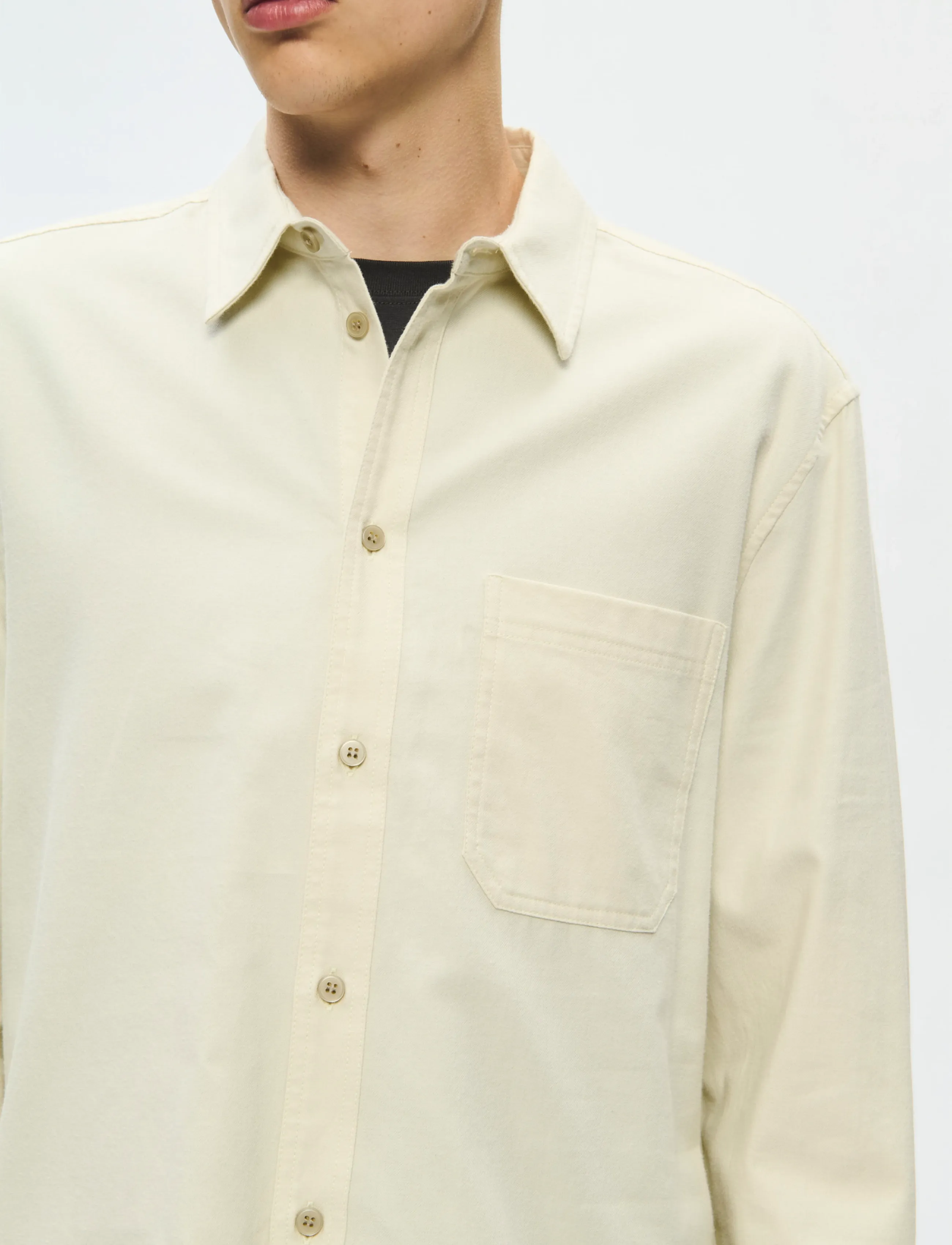 WOOD WOOD - WWAdrian shirt 25442 - vabaajasärgid - silver birch - 5