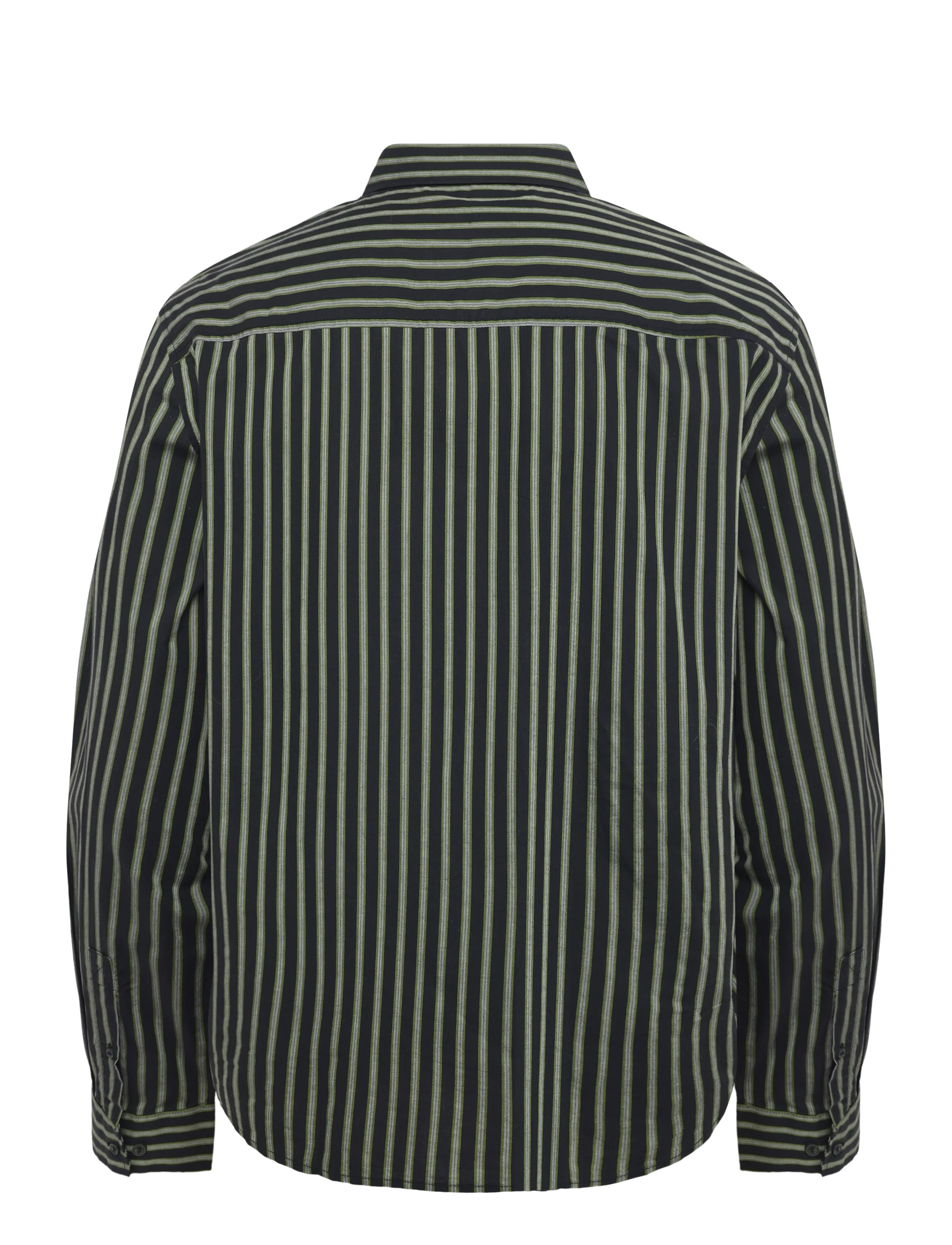WOOD WOOD - WWAdrian shirt 25444 - triibulised särgid - going green stripe - 2