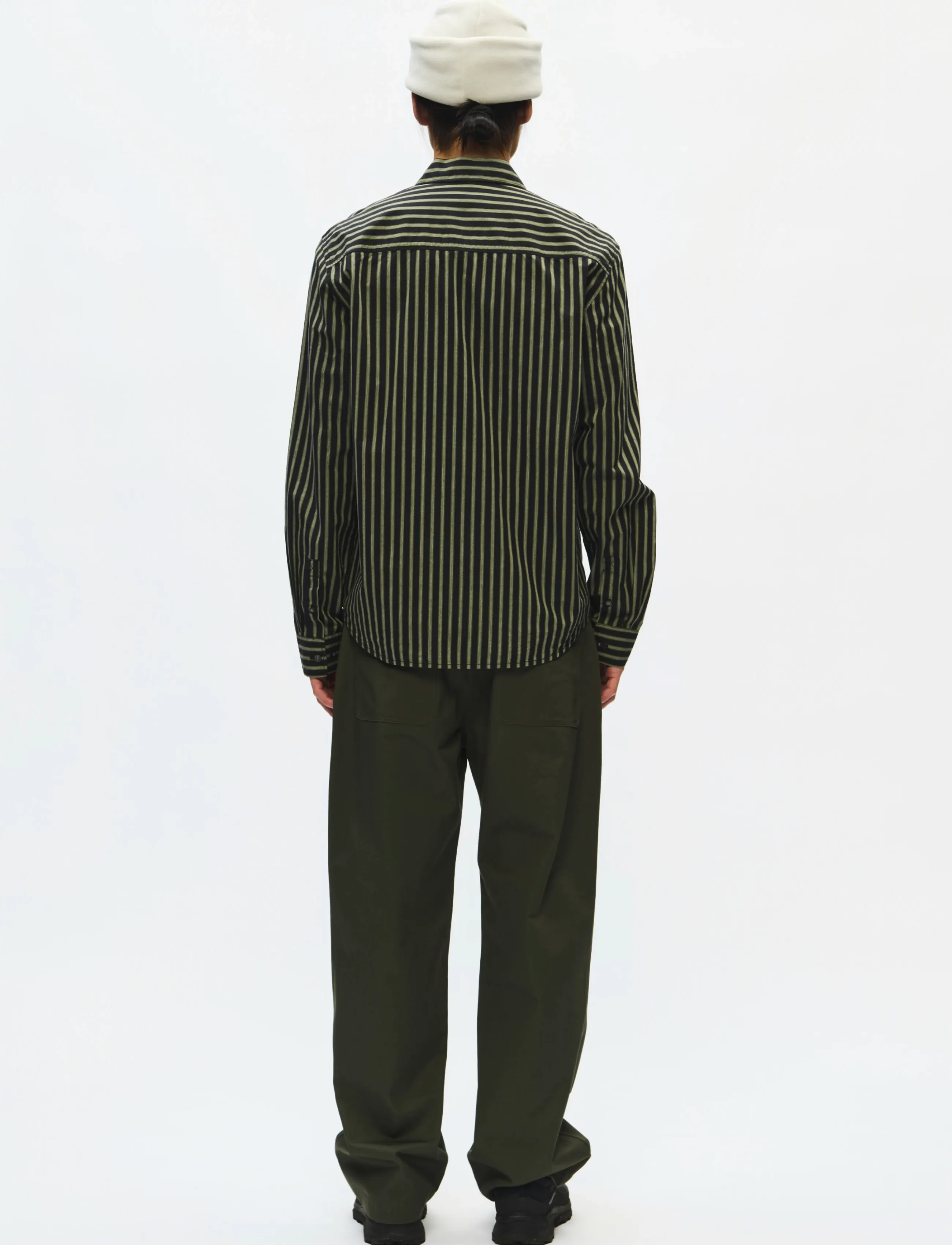 WOOD WOOD - WWAdrian shirt 25444 - going green stripe - 3