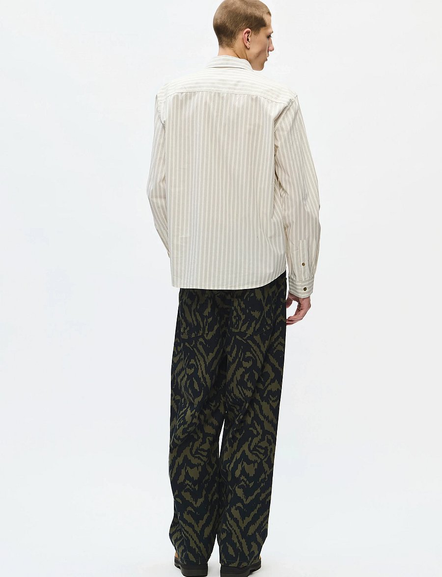 WOOD WOOD - WWAdrian shirt 25444 - gestreifte hemden - silver birch stripe - 3