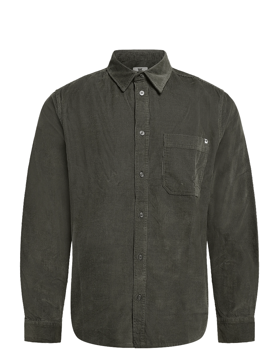 WOOD WOOD - WWAdrian shirt 25445 - cordhemden - deep depths - 1