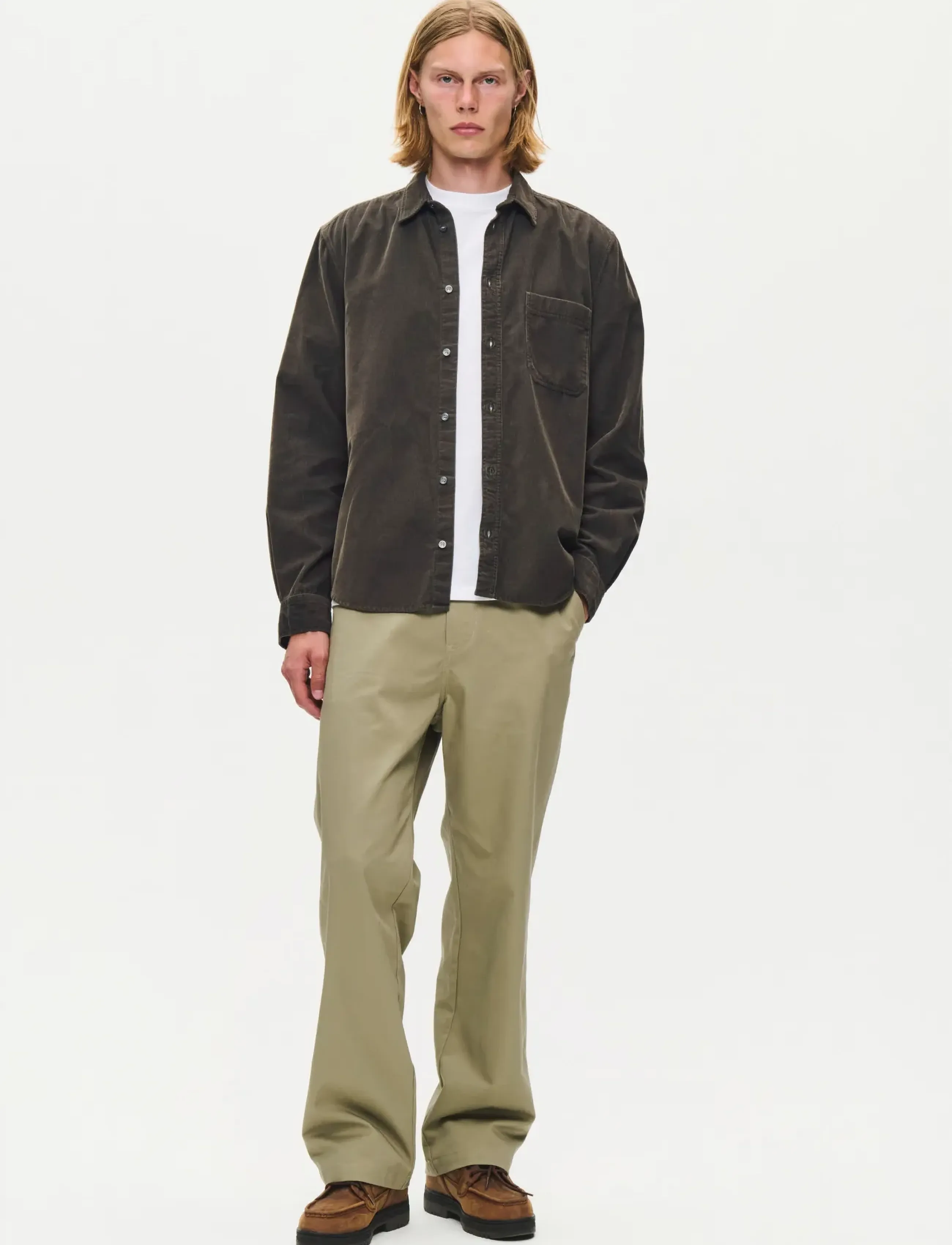 WOOD WOOD - WWAdrian shirt 25445 - corduroy shirts - deep depths - 2