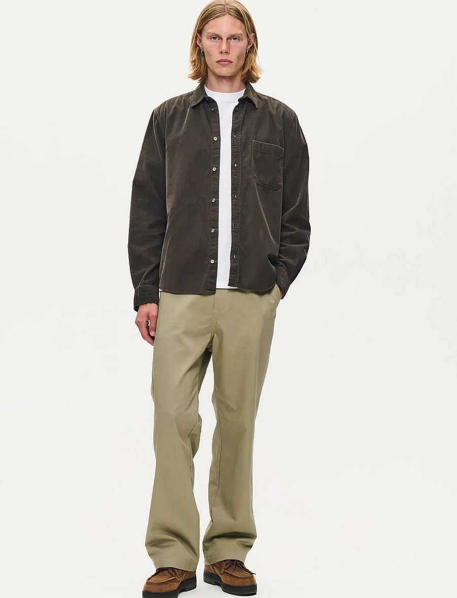 WOOD WOOD - WWAdrian shirt 25445 - corduroy shirts - deep depths - 2