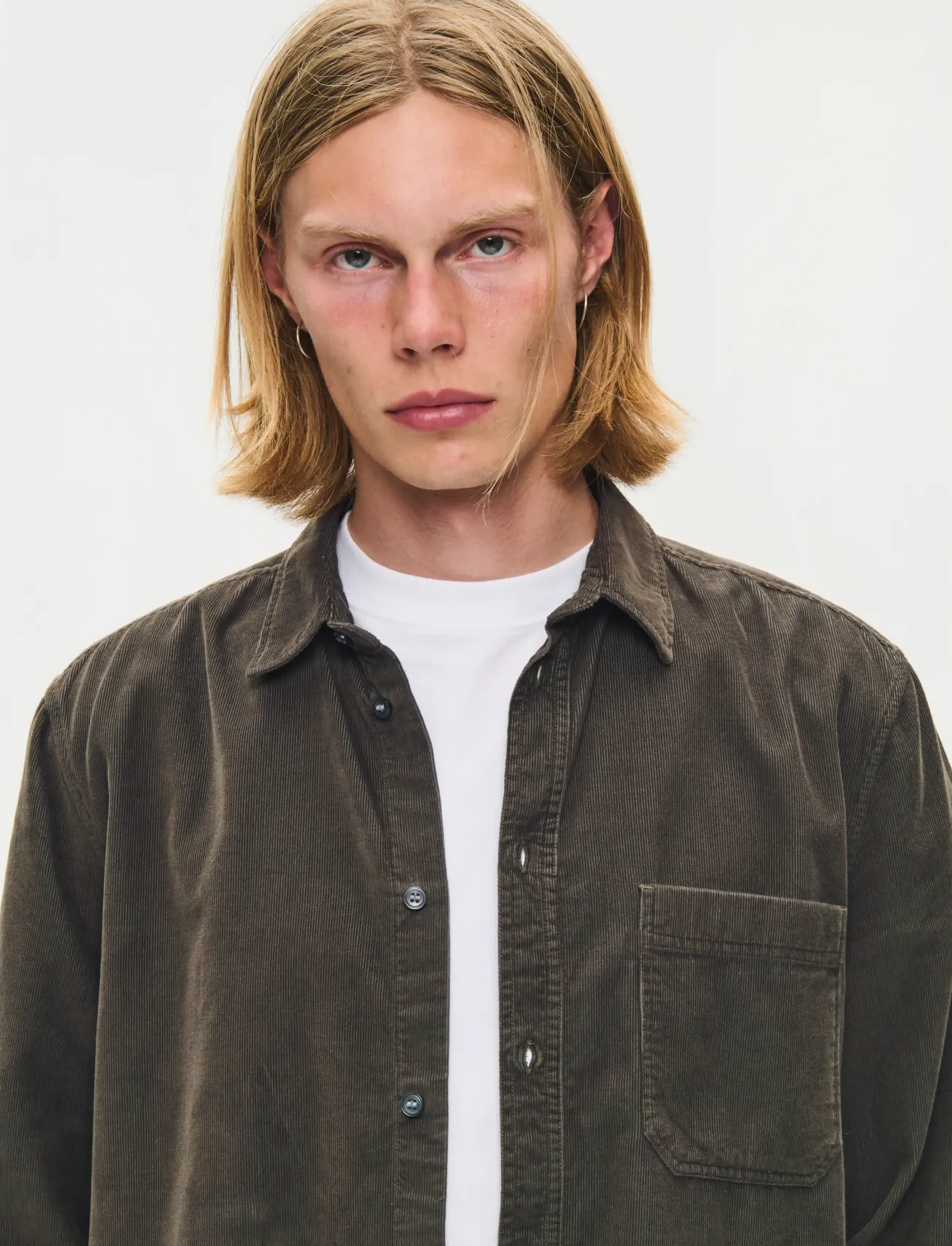 WOOD WOOD - WWAdrian shirt 25445 - corduroy shirts - deep depths - 4