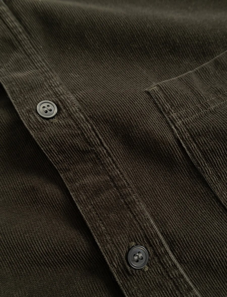 WOOD WOOD - WWAdrian shirt 25445 - corduroy shirts - deep depths - 5