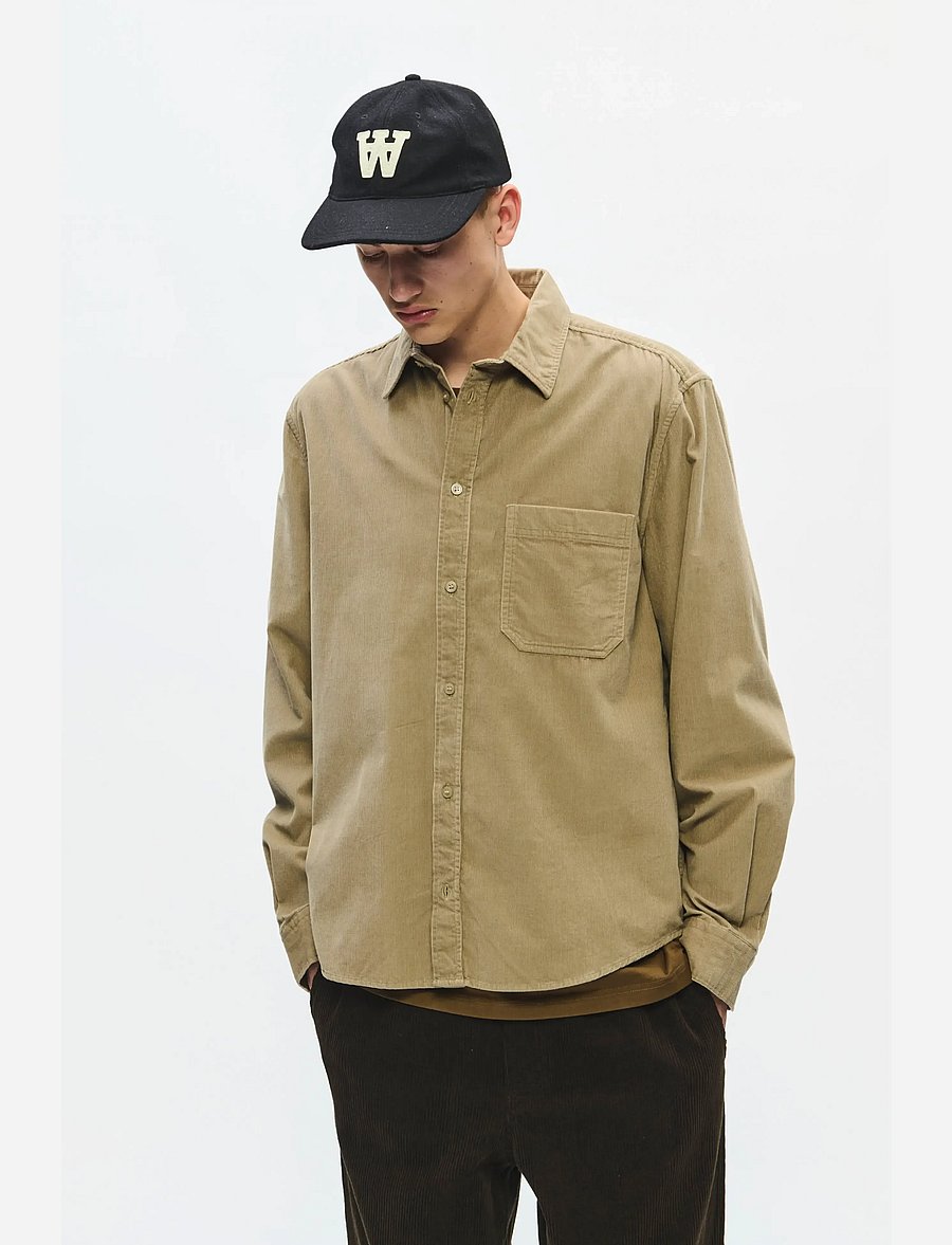 WOOD WOOD - WWAdrian shirt 25445 - fløjlsskjorter - overland trek - 0