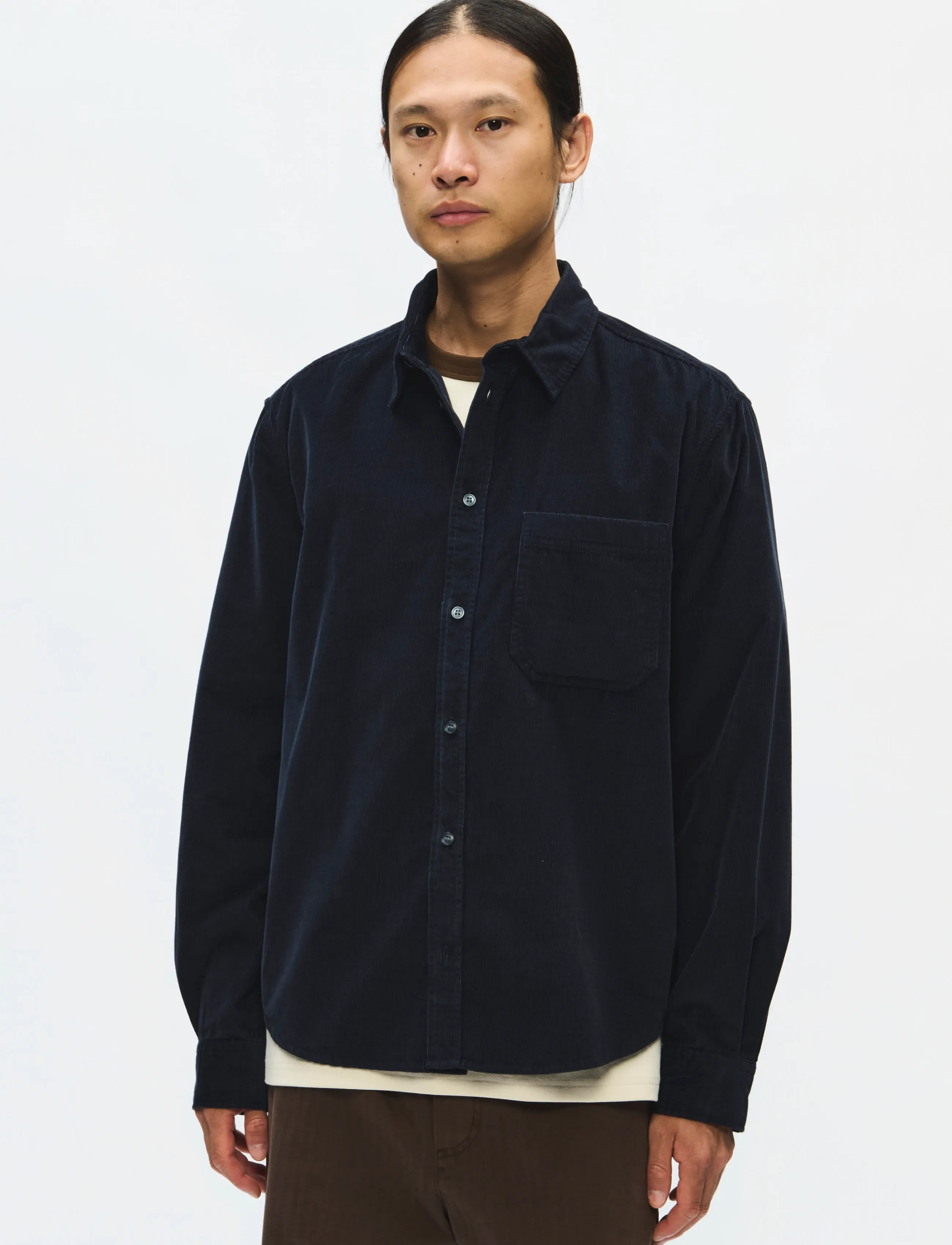 WOOD WOOD WWAdrian shirt 25445 - Kleidung - SALUTE / navy