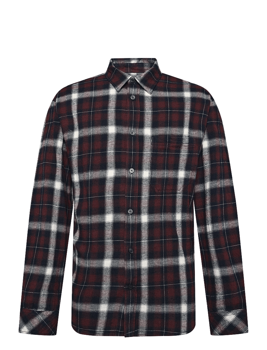 WOOD WOOD - WWCooper shirt 25448 - flanell-hemden - decadent chocolate check - 1