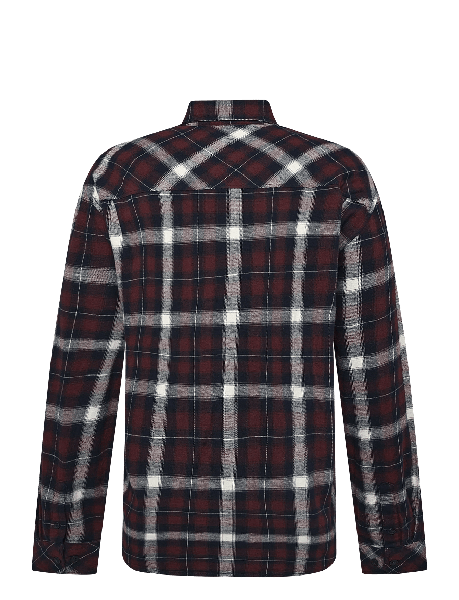 WOOD WOOD - WWCooper shirt 25448 - flanell-hemden - decadent chocolate check - 2