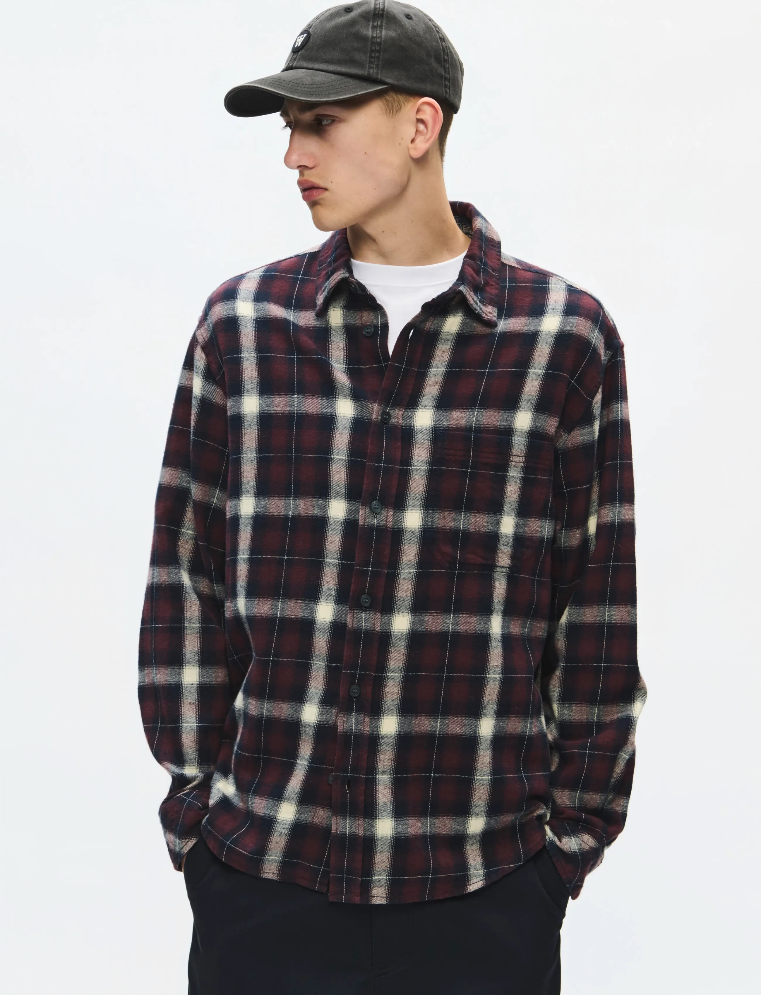 WOOD WOOD WWCooper shirt 25448 - Uus - DECADENT CHOCOLATE CHECK / brown