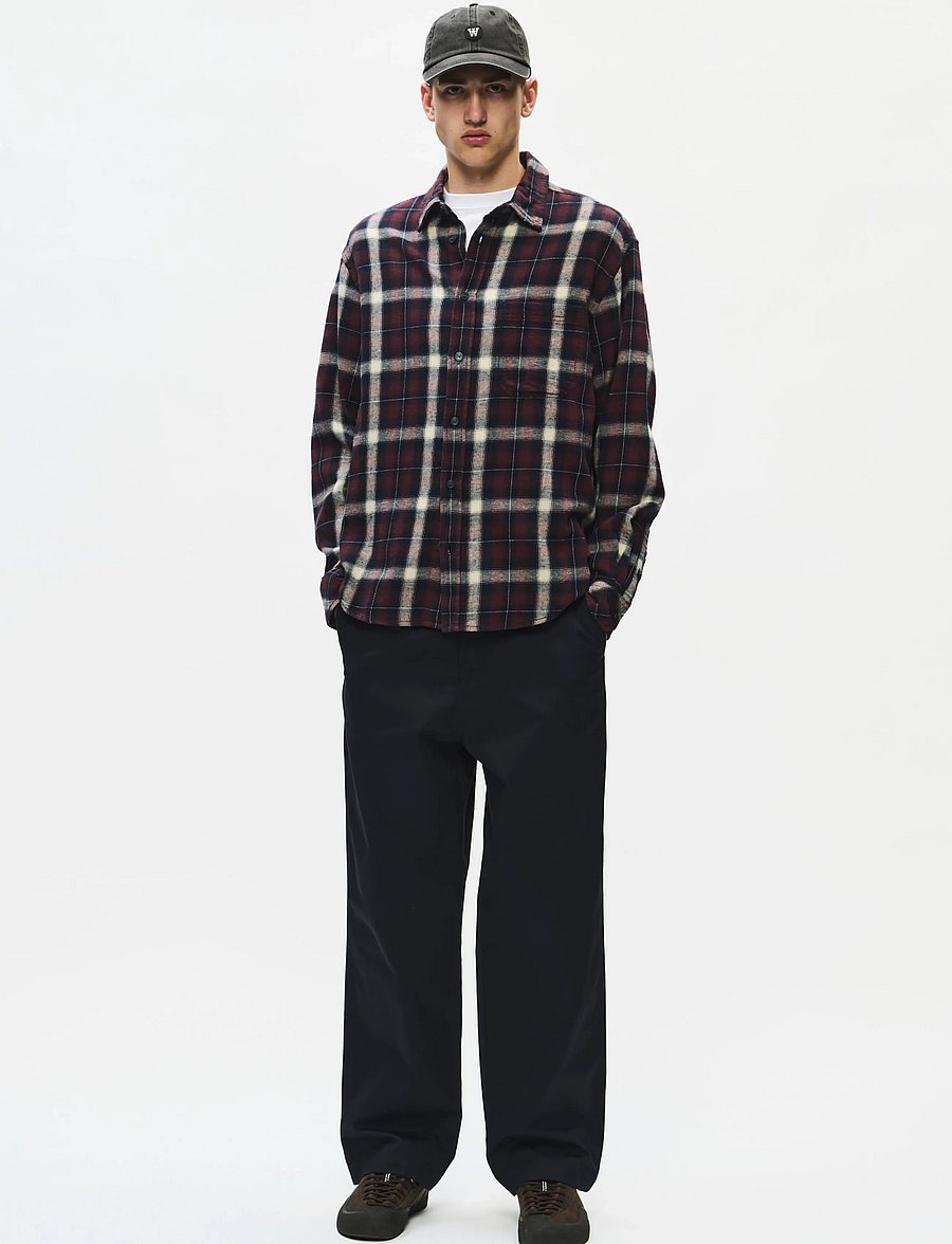 WOOD WOOD - WWCooper shirt 25448 - flanell-hemden - decadent chocolate check - 3