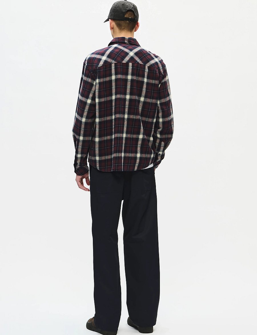 WOOD WOOD - WWCooper shirt 25448 - flanell-hemden - decadent chocolate check - 4