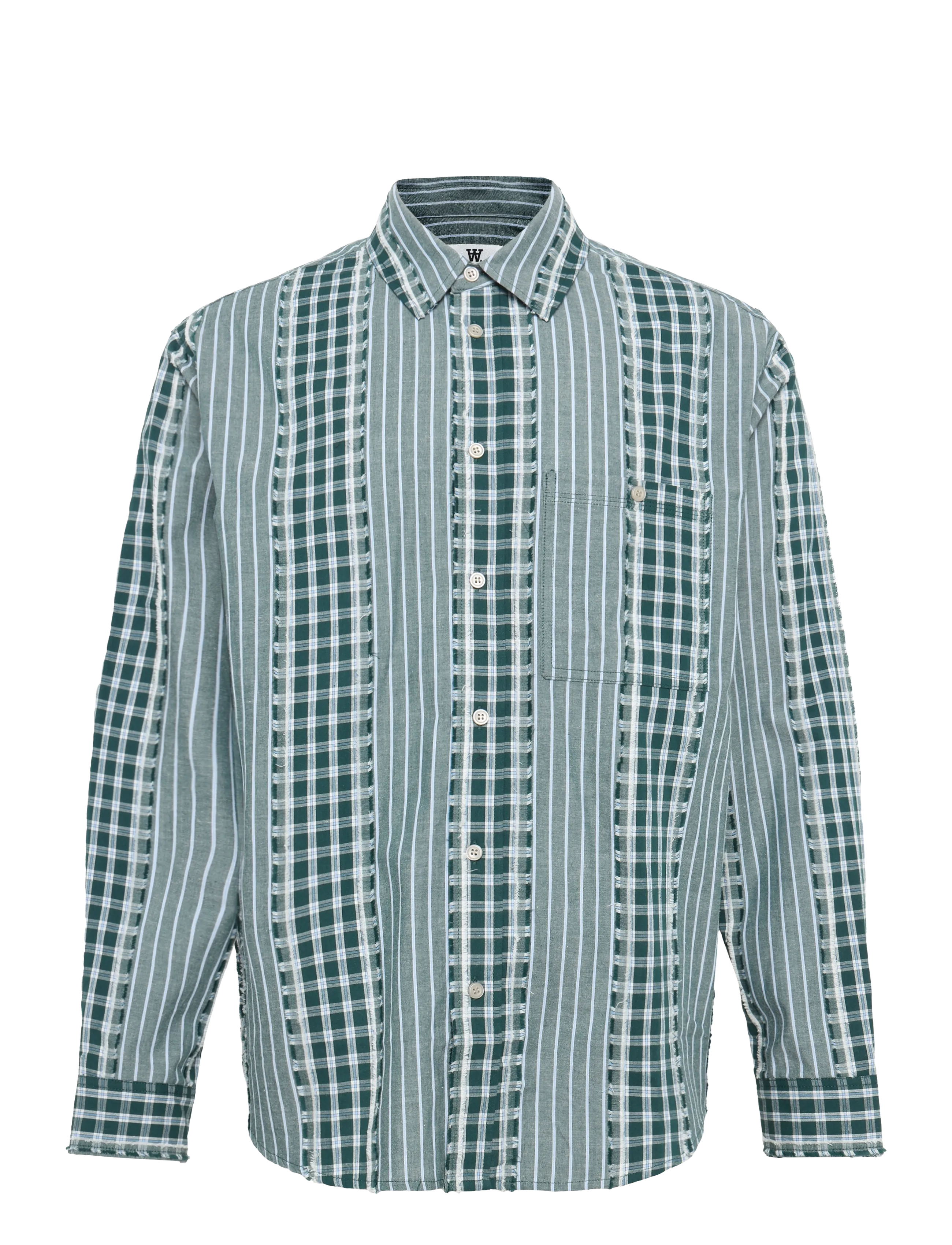 WOOD WOOD - WWCooper shirt 25450 - casual skjorter - panderosa pine check - 1