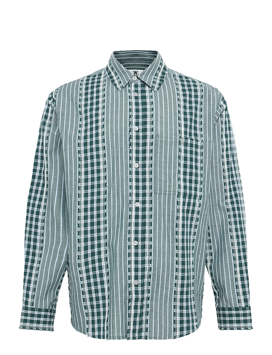 WOOD WOOD - WWCooper shirt 25450 - casual skjorter - panderosa pine check - 1