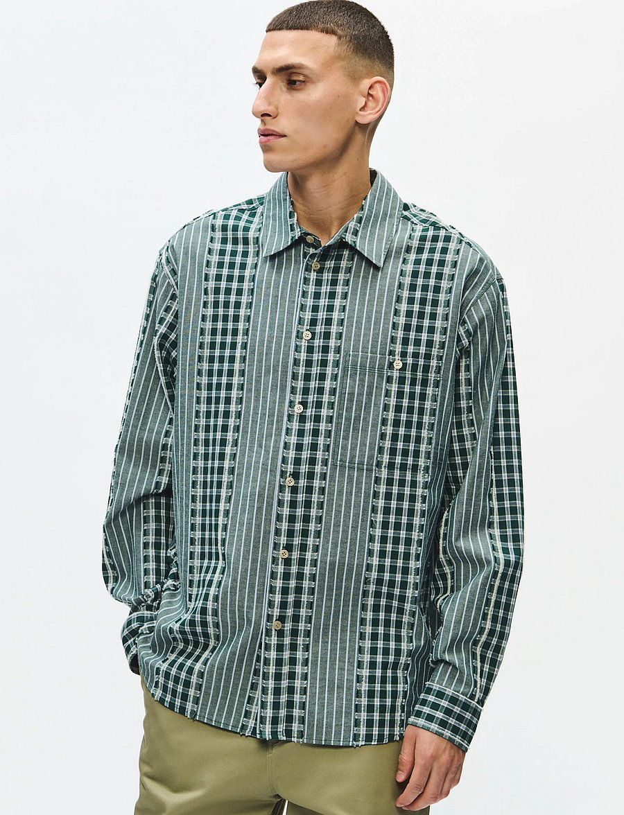 WOOD WOOD - WWCooper shirt 25450 - casual skjorter - panderosa pine check - 0