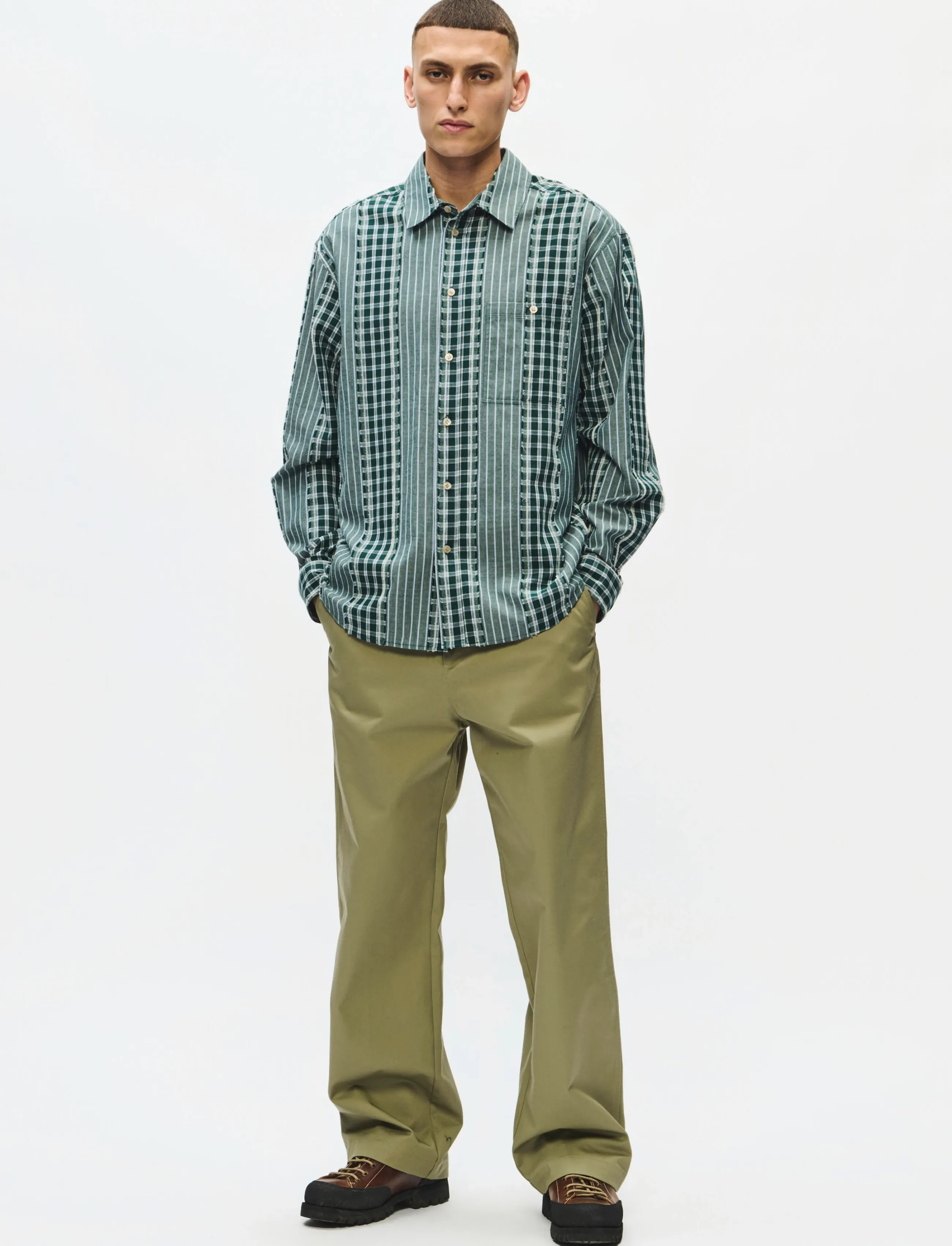 WOOD WOOD - WWCooper shirt 25450 - casual skjorter - panderosa pine check - 3