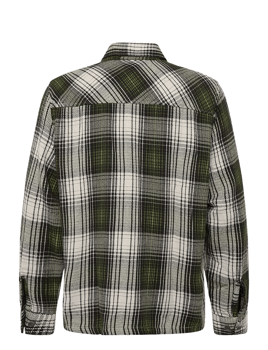 WOOD WOOD - WWClay overshirt 25452 - flanell-hemden - going green check - 2