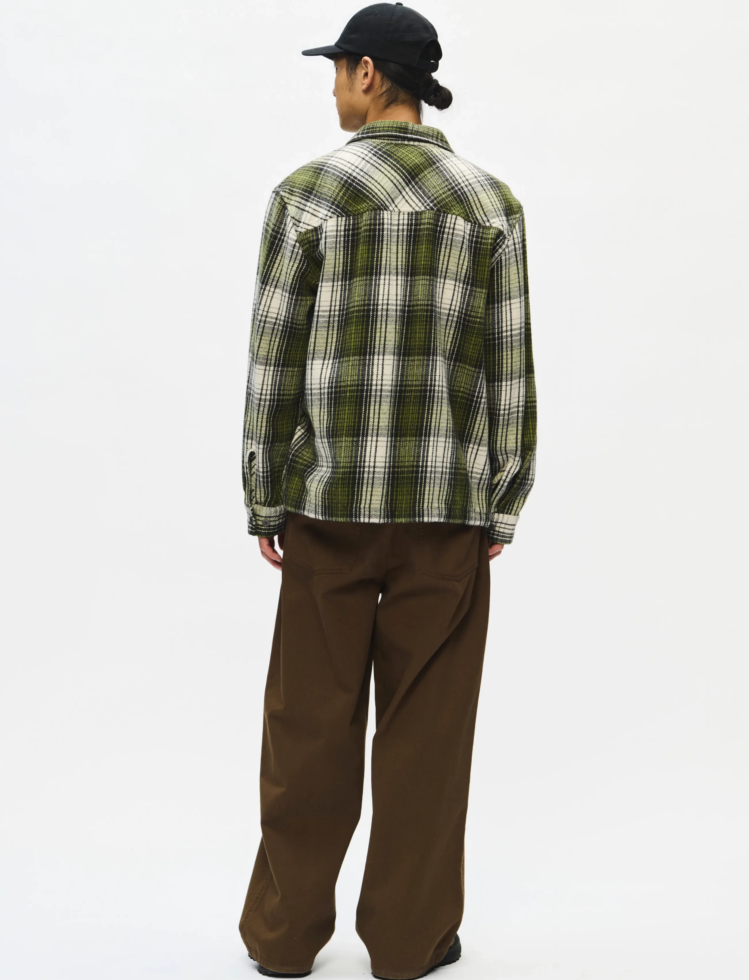 WOOD WOOD - WWClay overshirt 25452 - flanell-hemden - going green check - 4