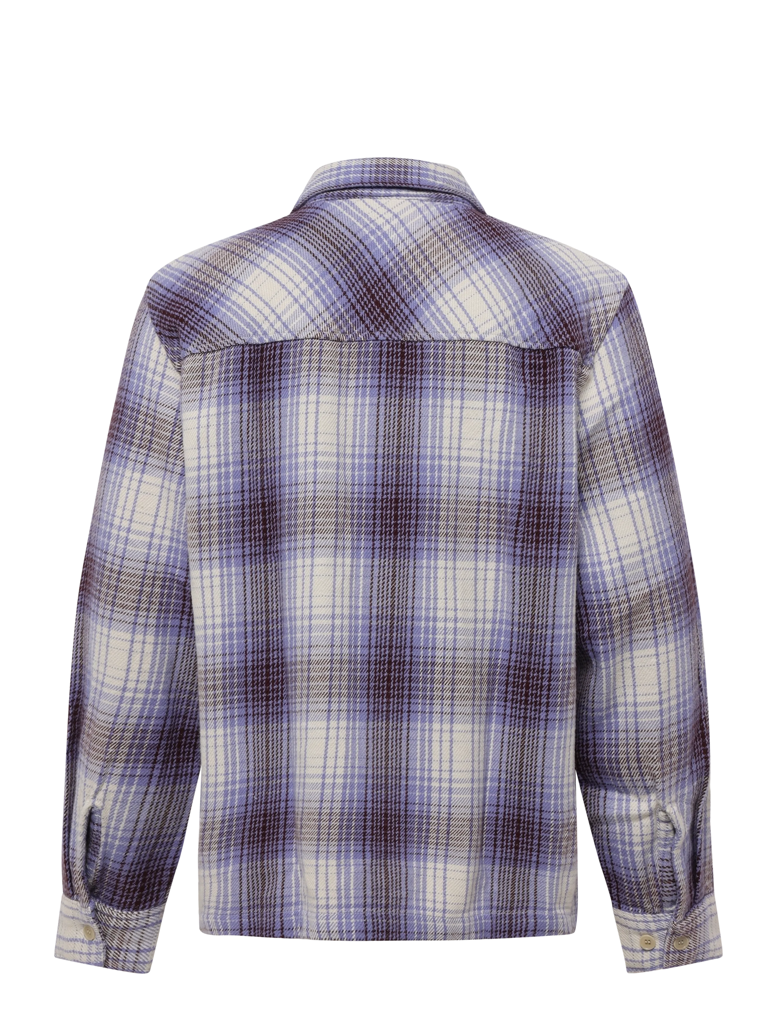 WOOD WOOD - WWClay overshirt 25452 - flanellskjortor - persian violet check - 2