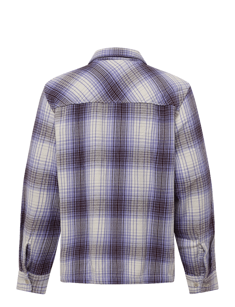 WOOD WOOD - WWClay overshirt 25452 - flanellskjortor - persian violet check - 2