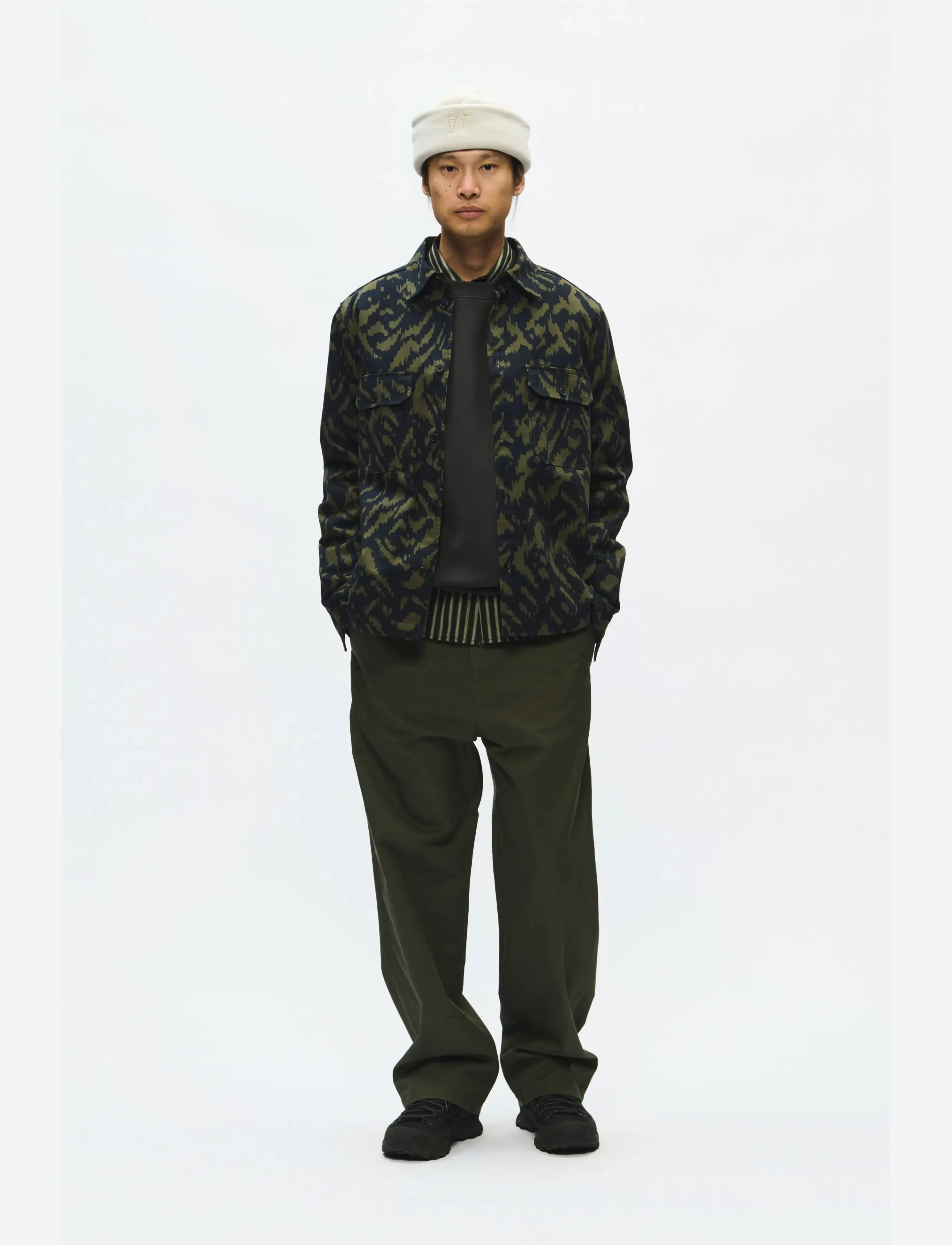 WOOD WOOD - WWClay overshirt 25461 - pattern shirts - aurora - 2