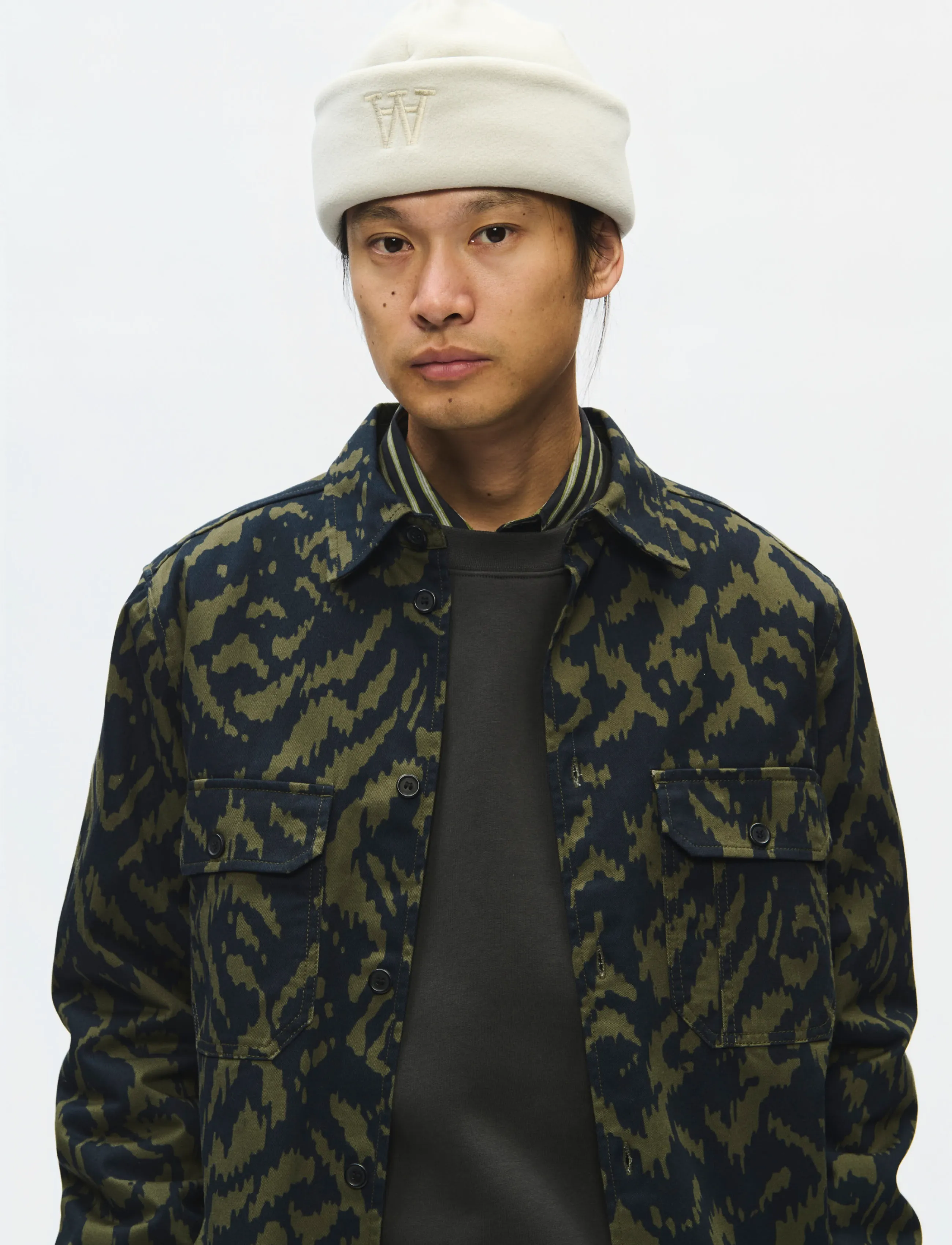 WOOD WOOD - WWClay overshirt 25461 - pattern shirts - aurora - 4