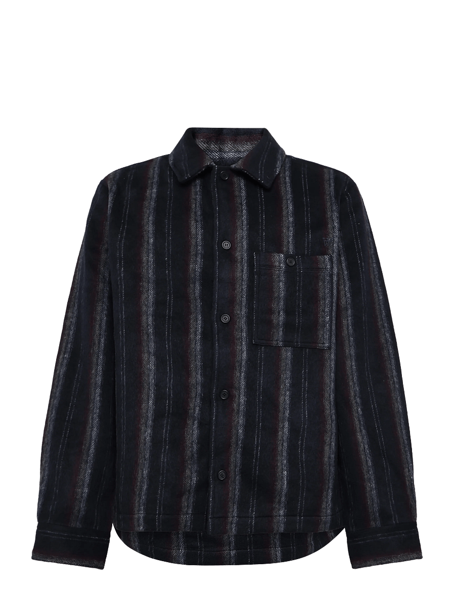 WOOD WOOD - WWClay overshirt 25494 - vårjackor - salute stripe - 1