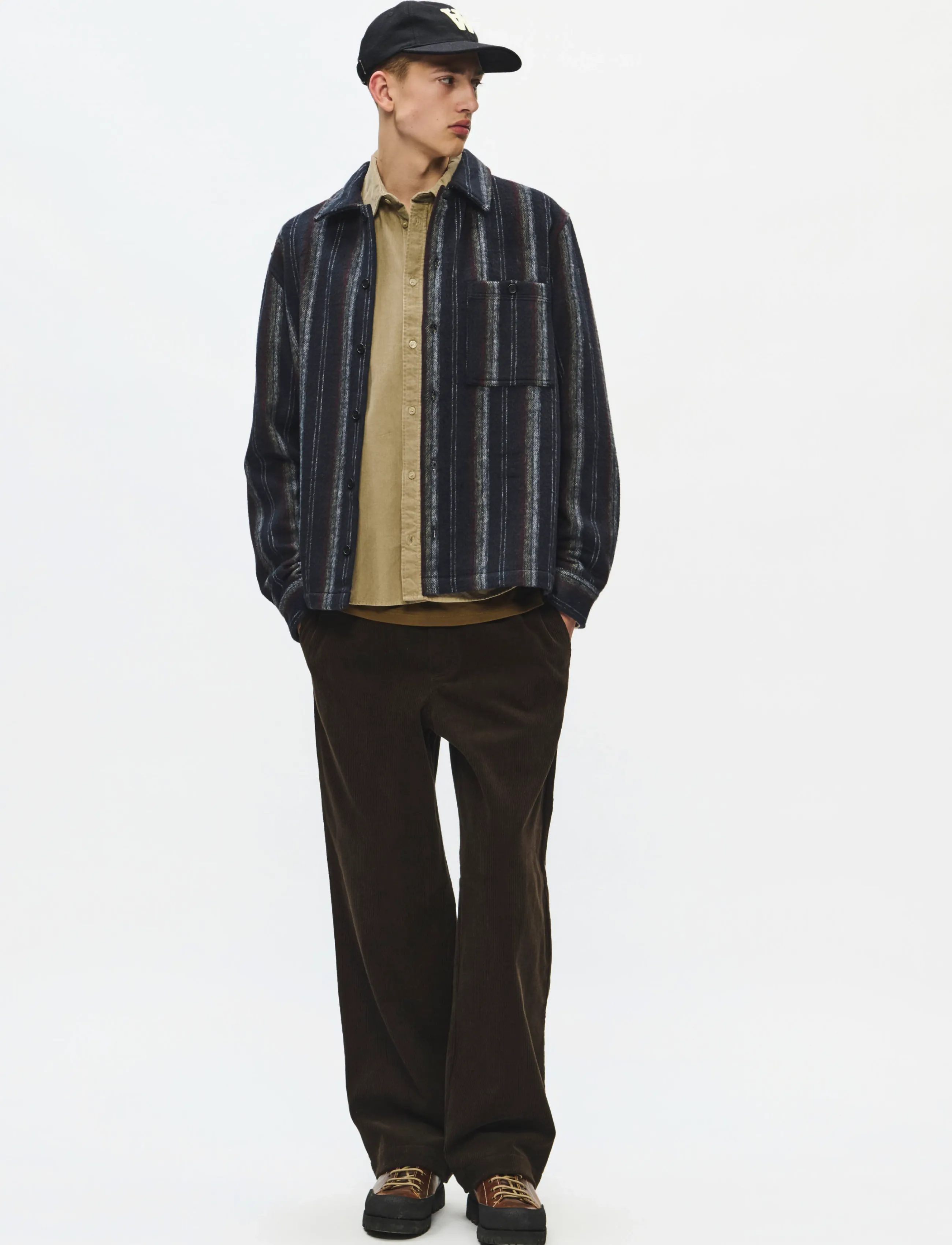 WOOD WOOD - WWClay overshirt 25494 - vårjackor - salute stripe - 3