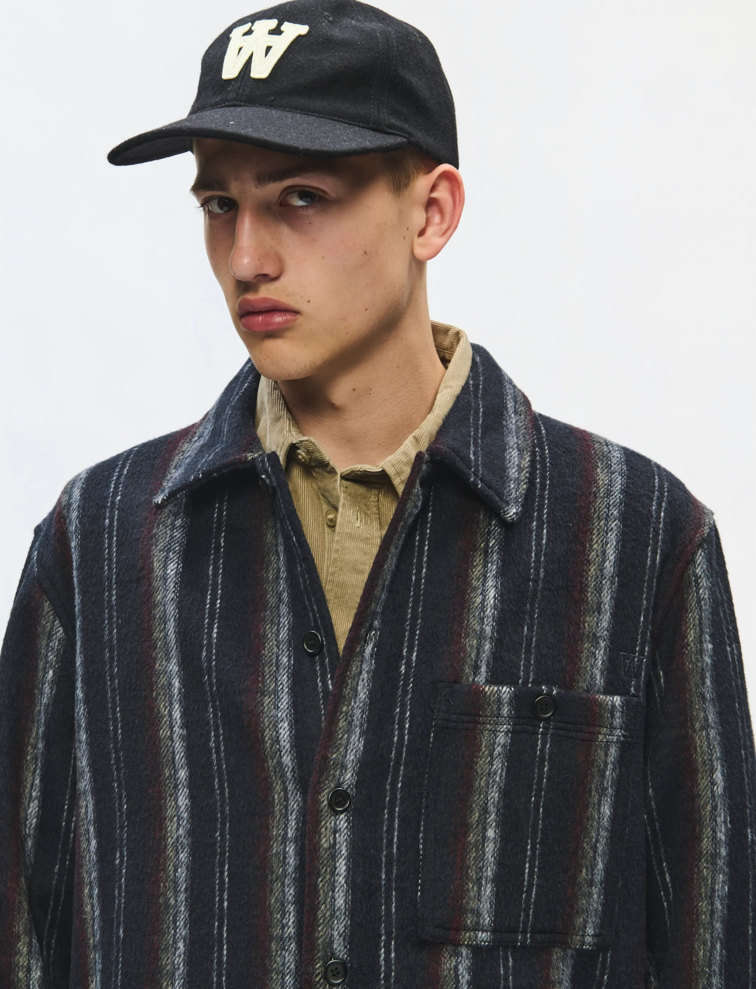 WOOD WOOD - WWClay overshirt 25494 - vårjackor - salute stripe - 5