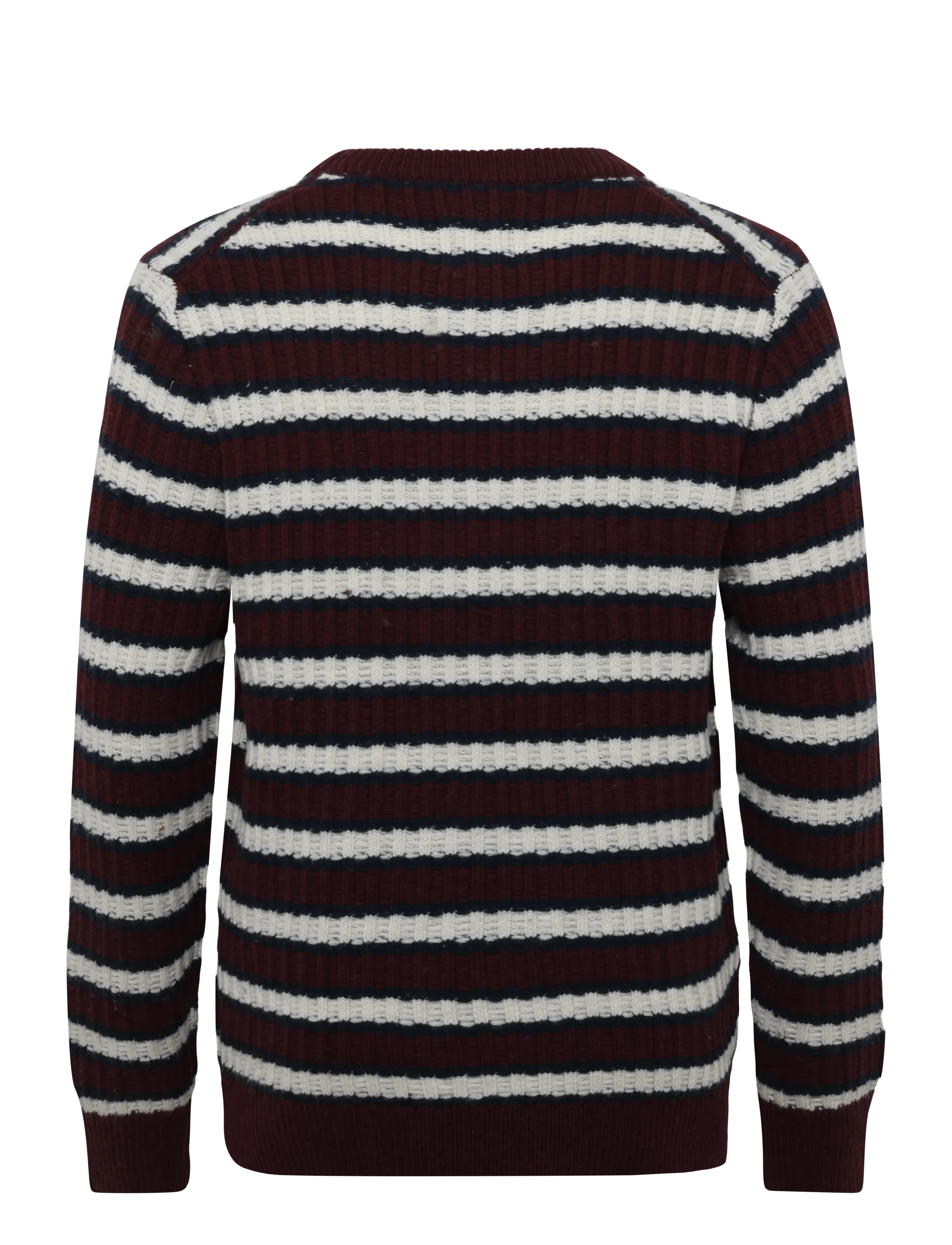 WOOD WOOD - WWClaes crew neck 25482 - rundhals - decadent chocolate stripe - 2