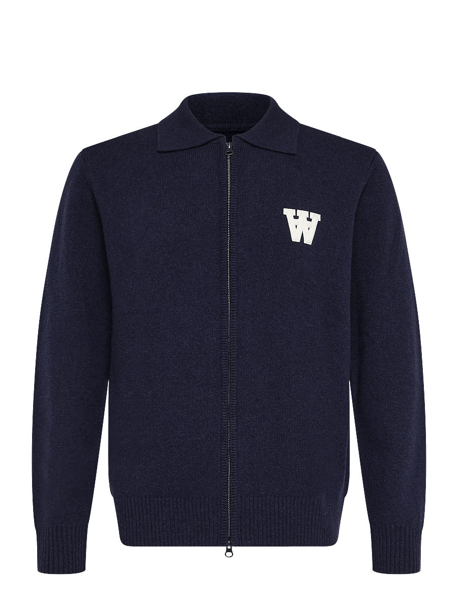 WOOD WOOD - WWTay zipper cardigan 25081 - fullzip strik - salute - 0