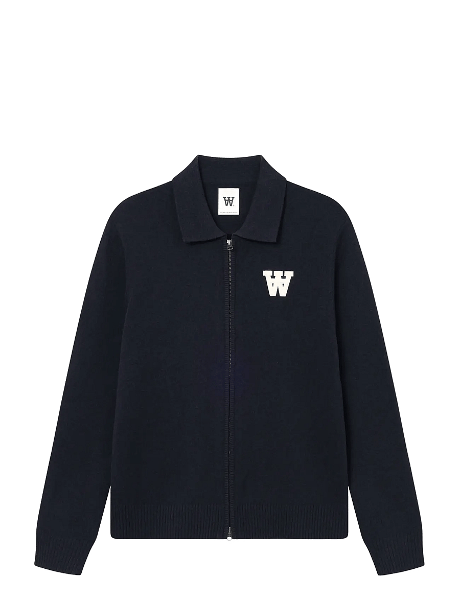 WOOD WOOD - WWTay zipper cardigan 25081 - pullover mit durchgehendem reißverschluss - salute - 0