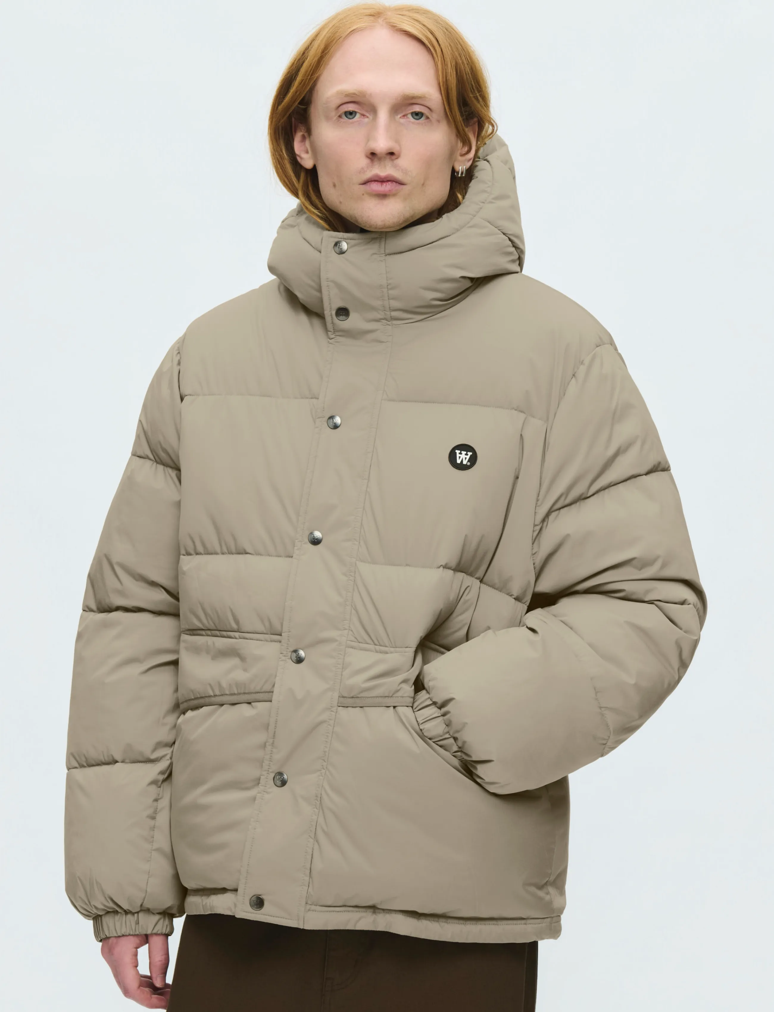 WOOD WOOD WWKai puffer jacket 25484 - Jackets - OVERLAND TREK / beige